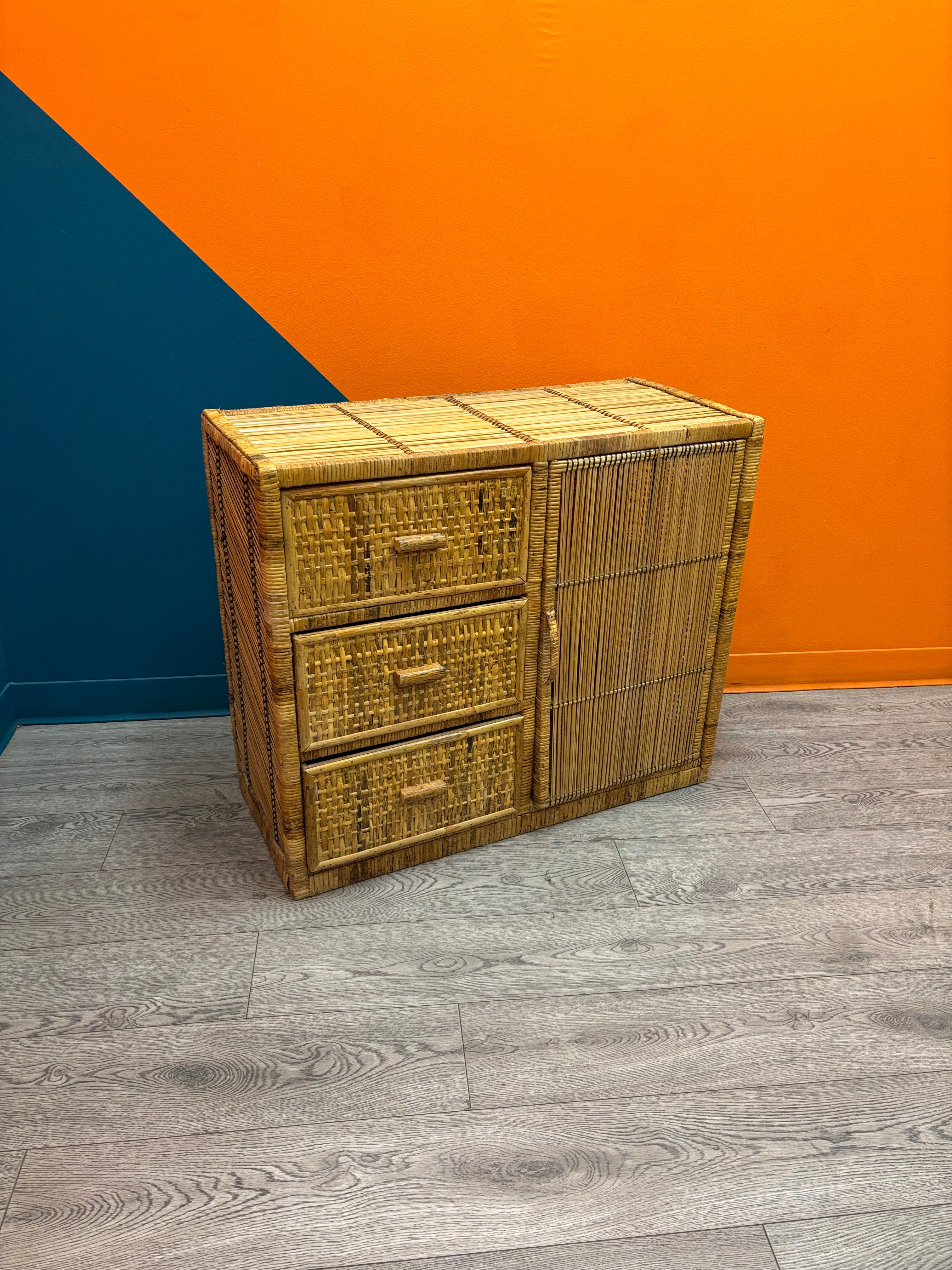 Wicker Dresser