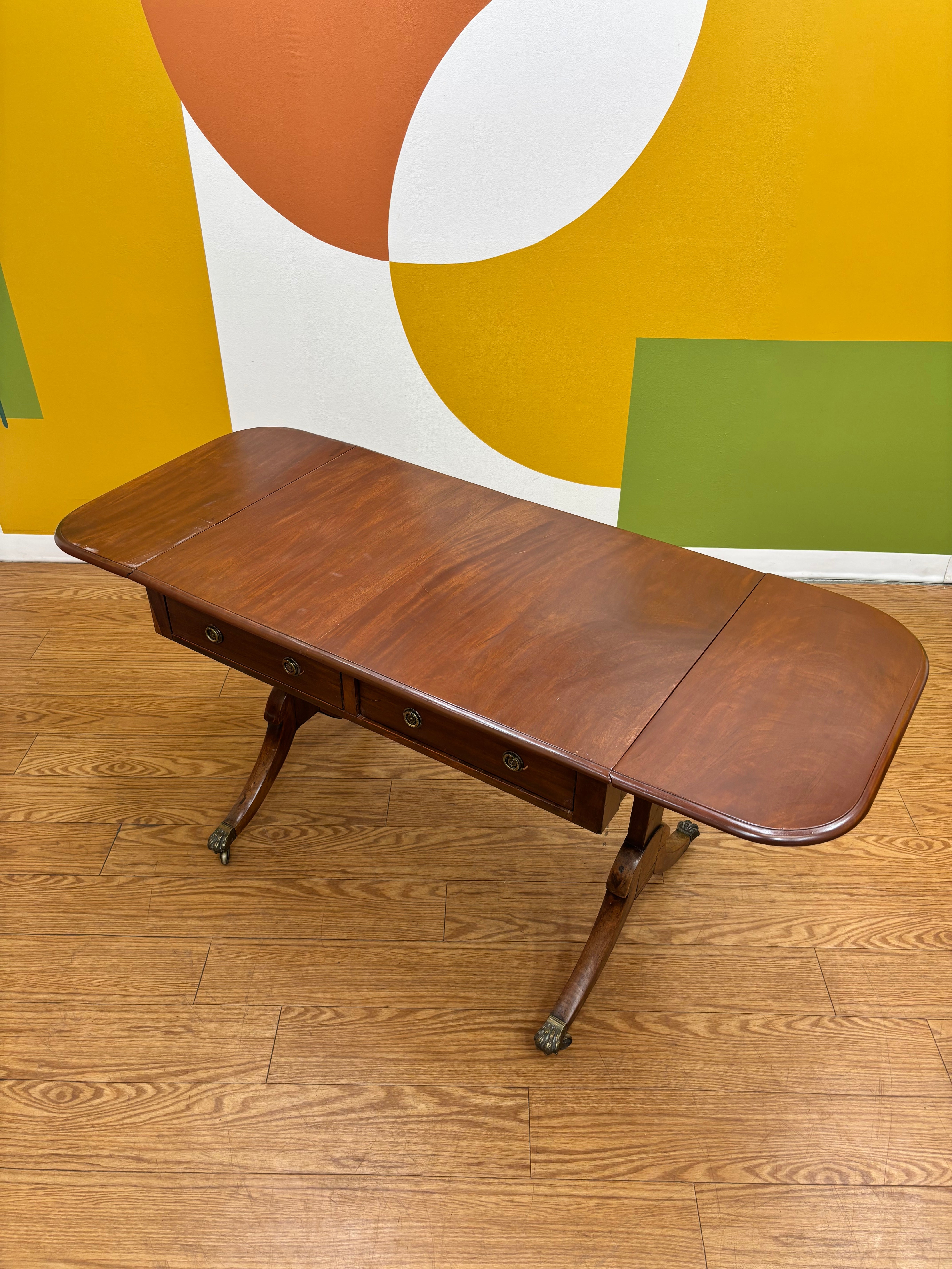 Drop-Leaf Sofa Table