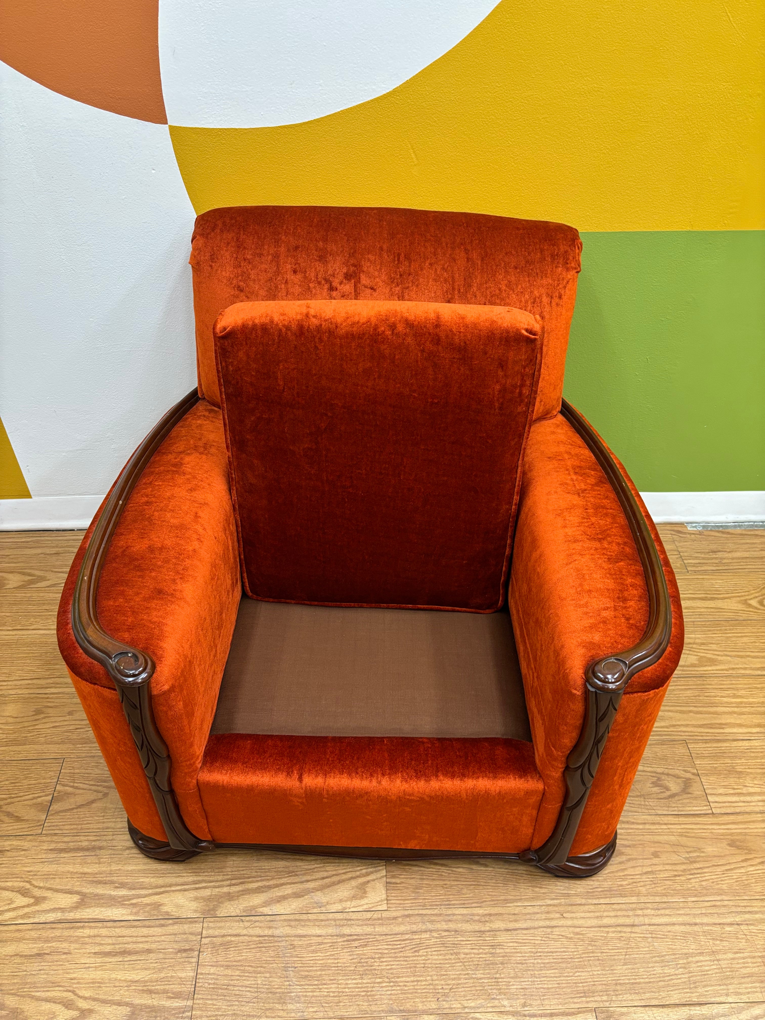 Orange Armchair