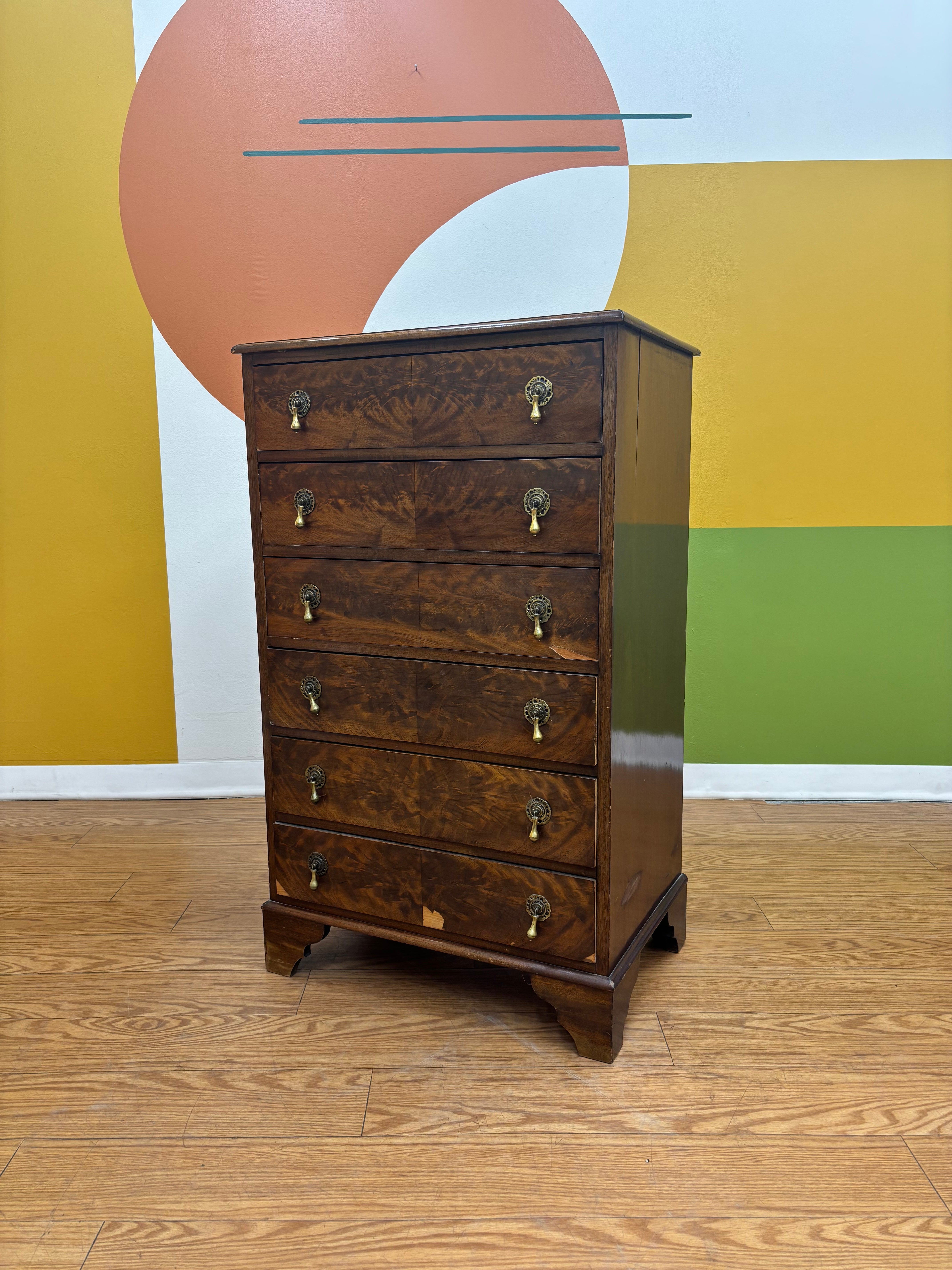 6-Drawer Wood Dresser