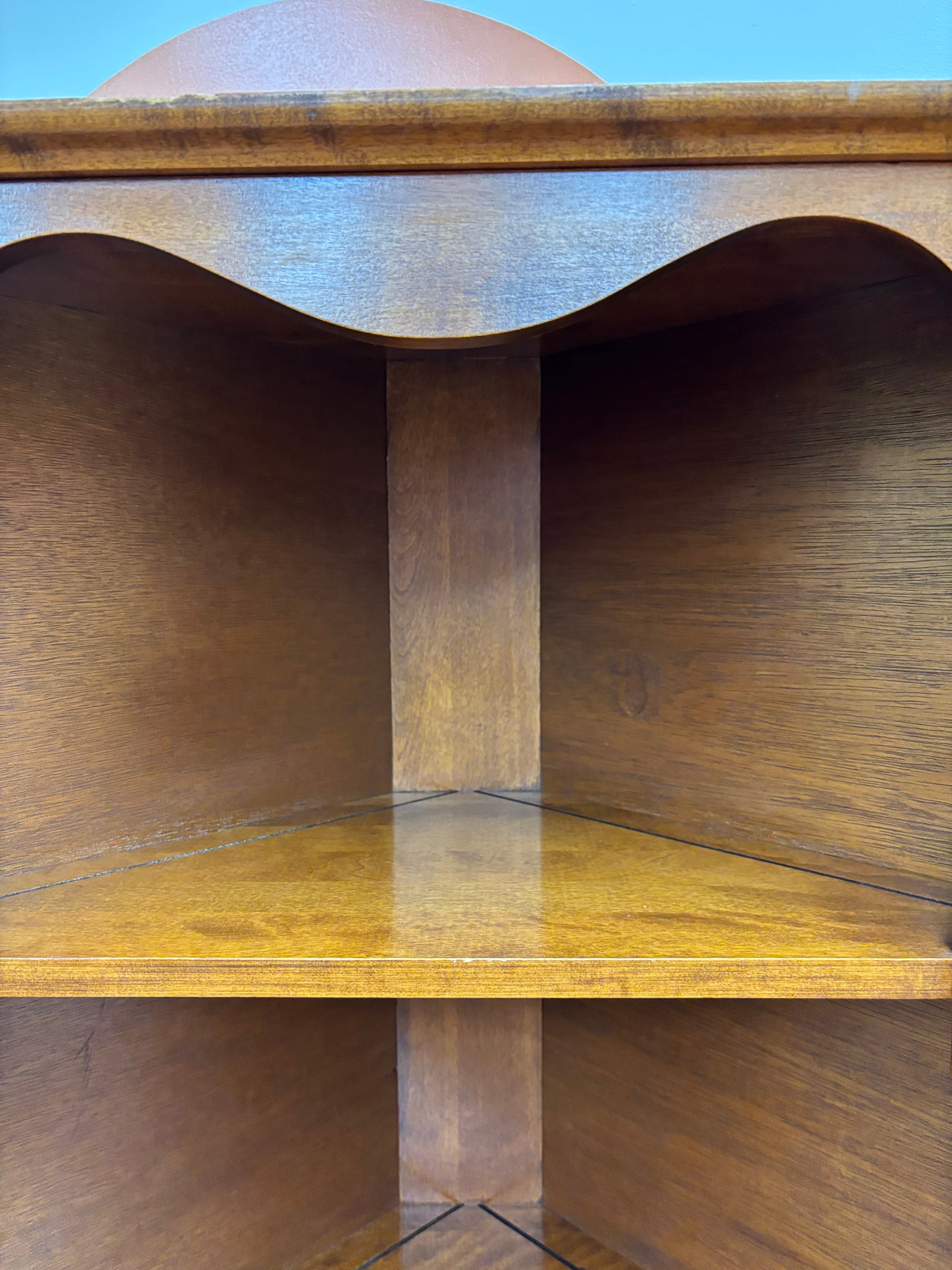 Wood Corner Cabinet
