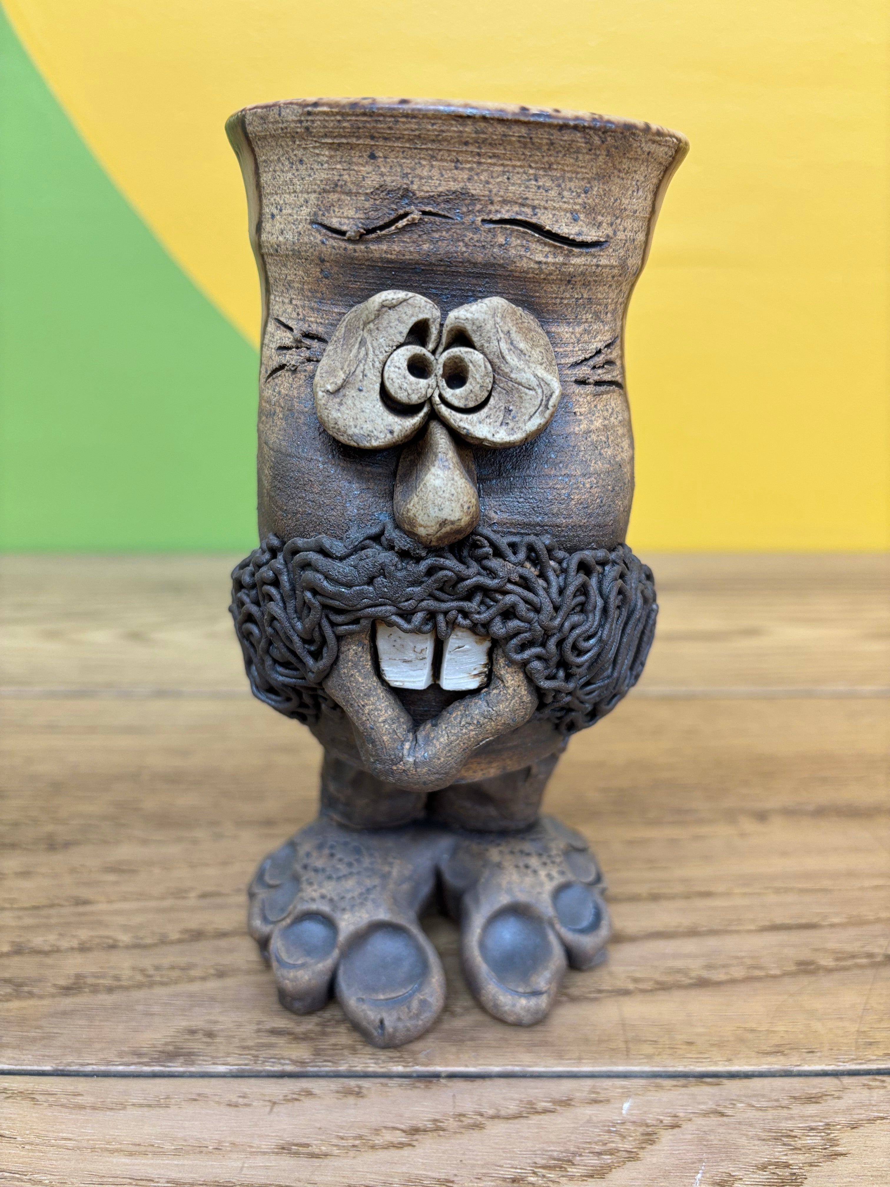 Pottery Face Mug