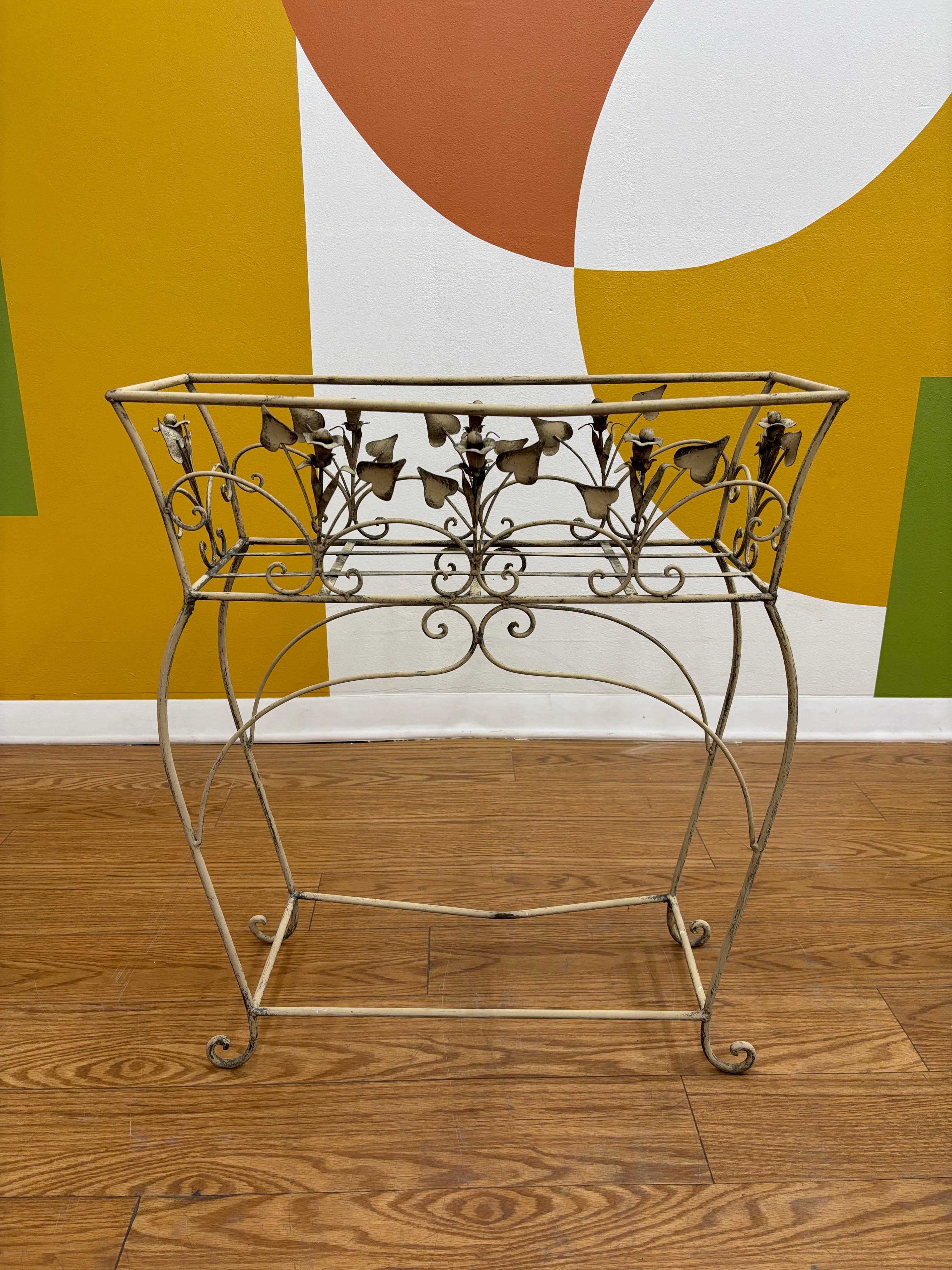 (2) Metal Planters