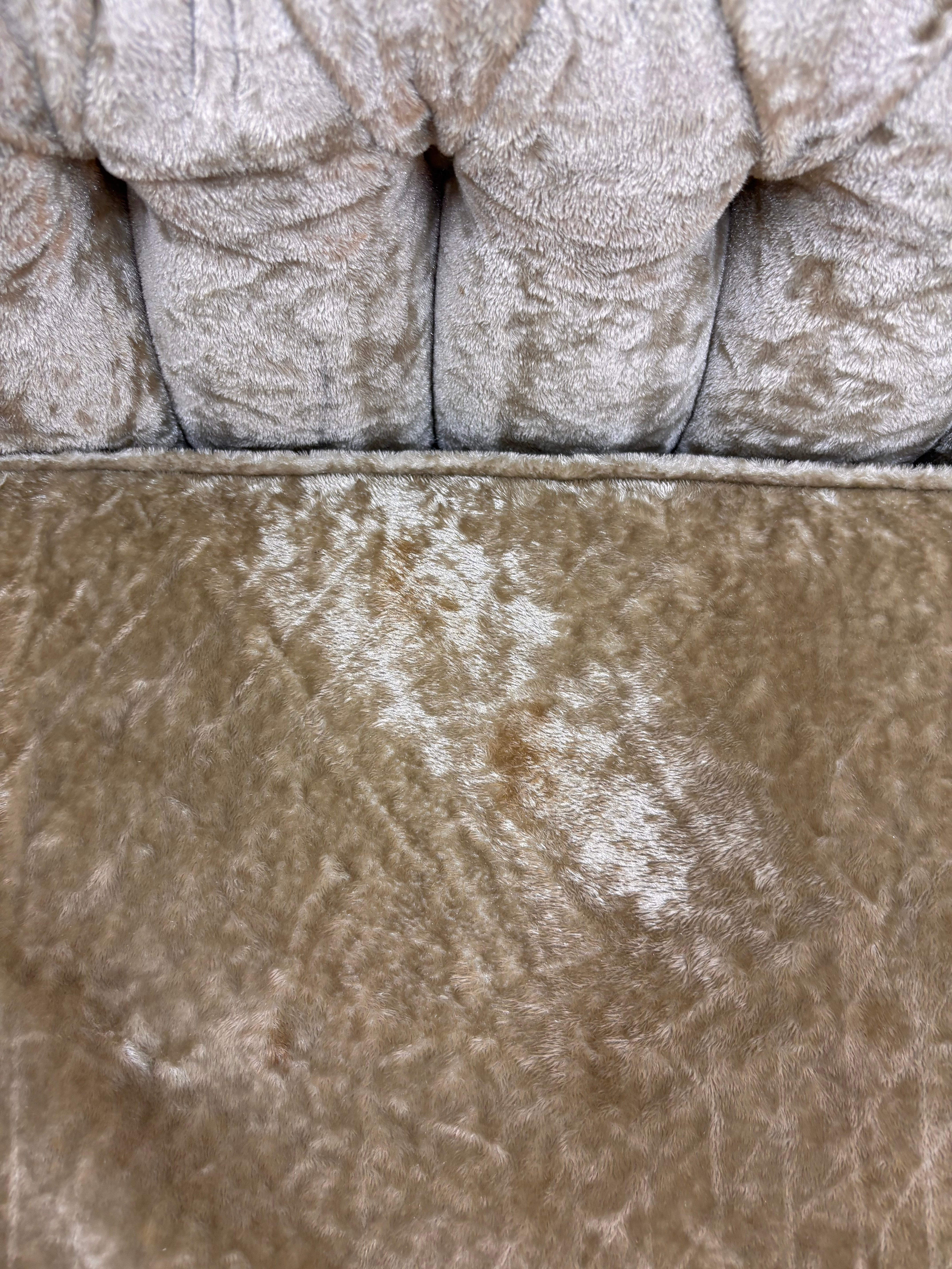 Beige Tufted Accent Chair