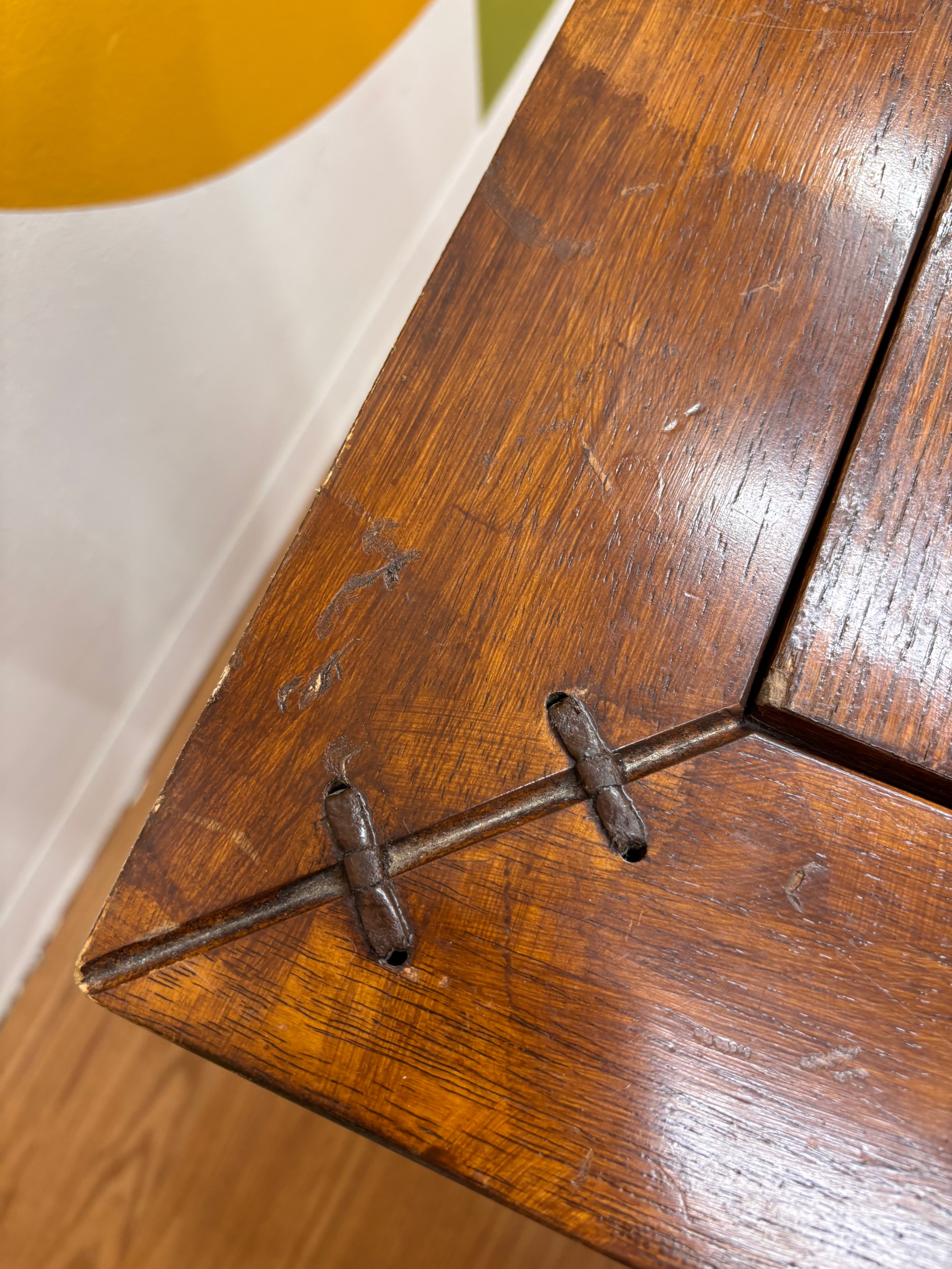 Wood Console Table with Storage
