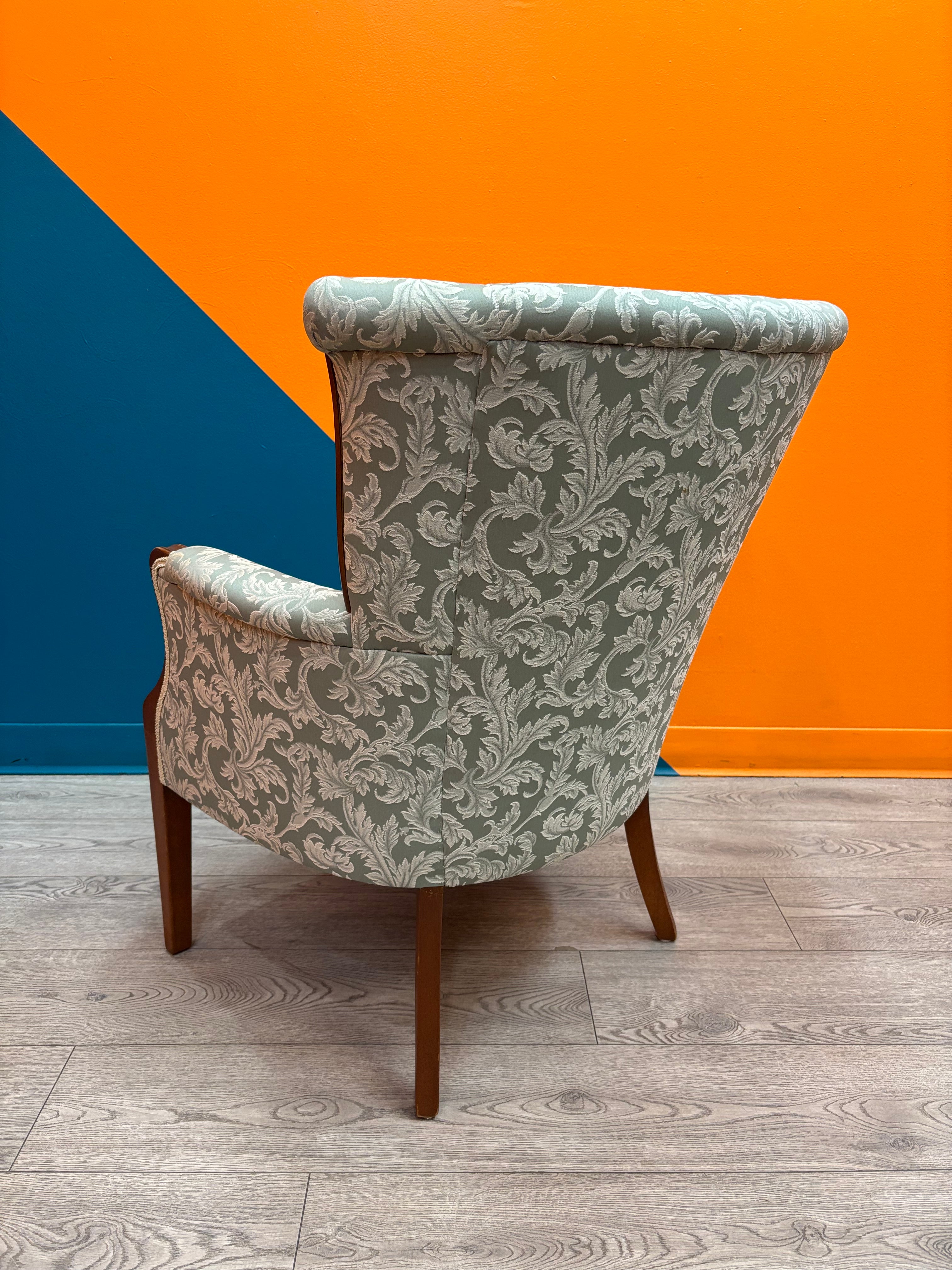 Green Tufted Armchair