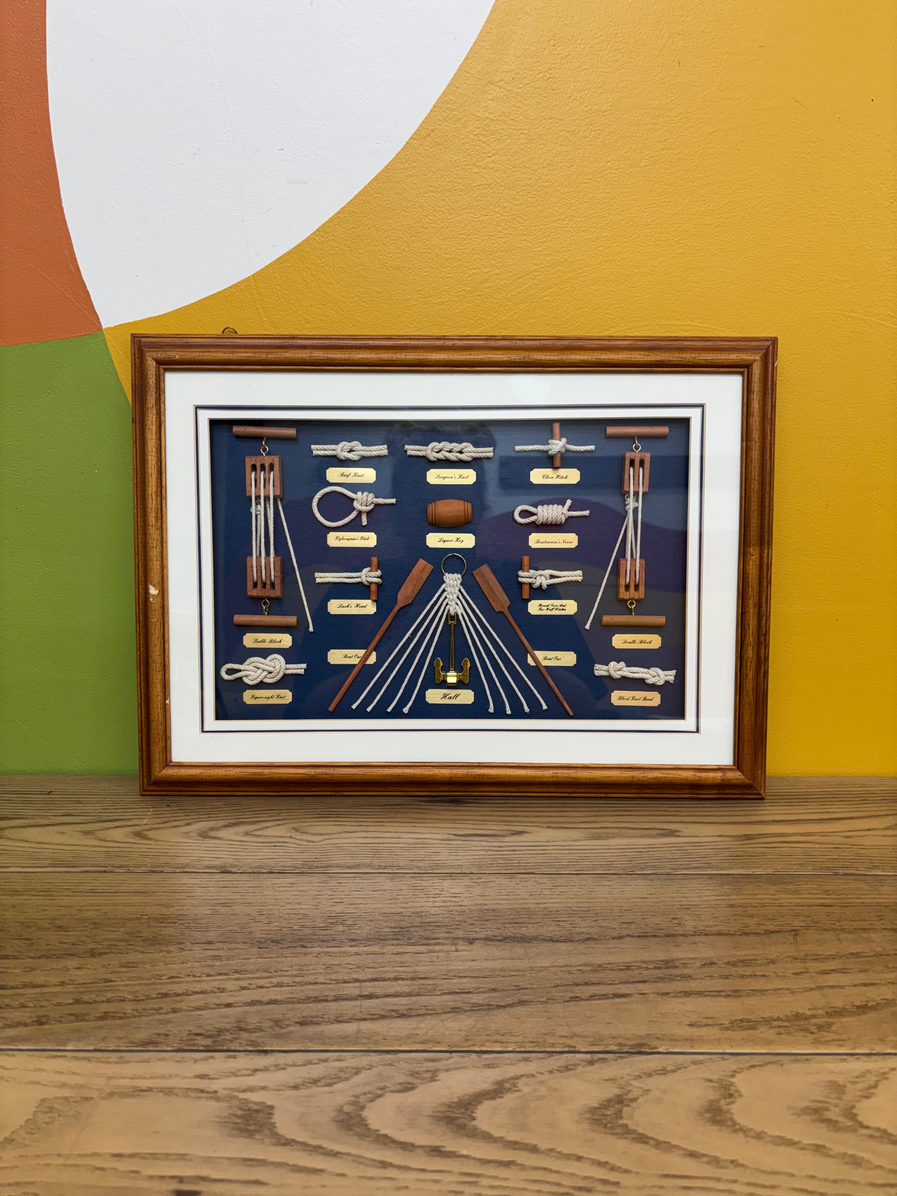 Framed Nautical Knot Art