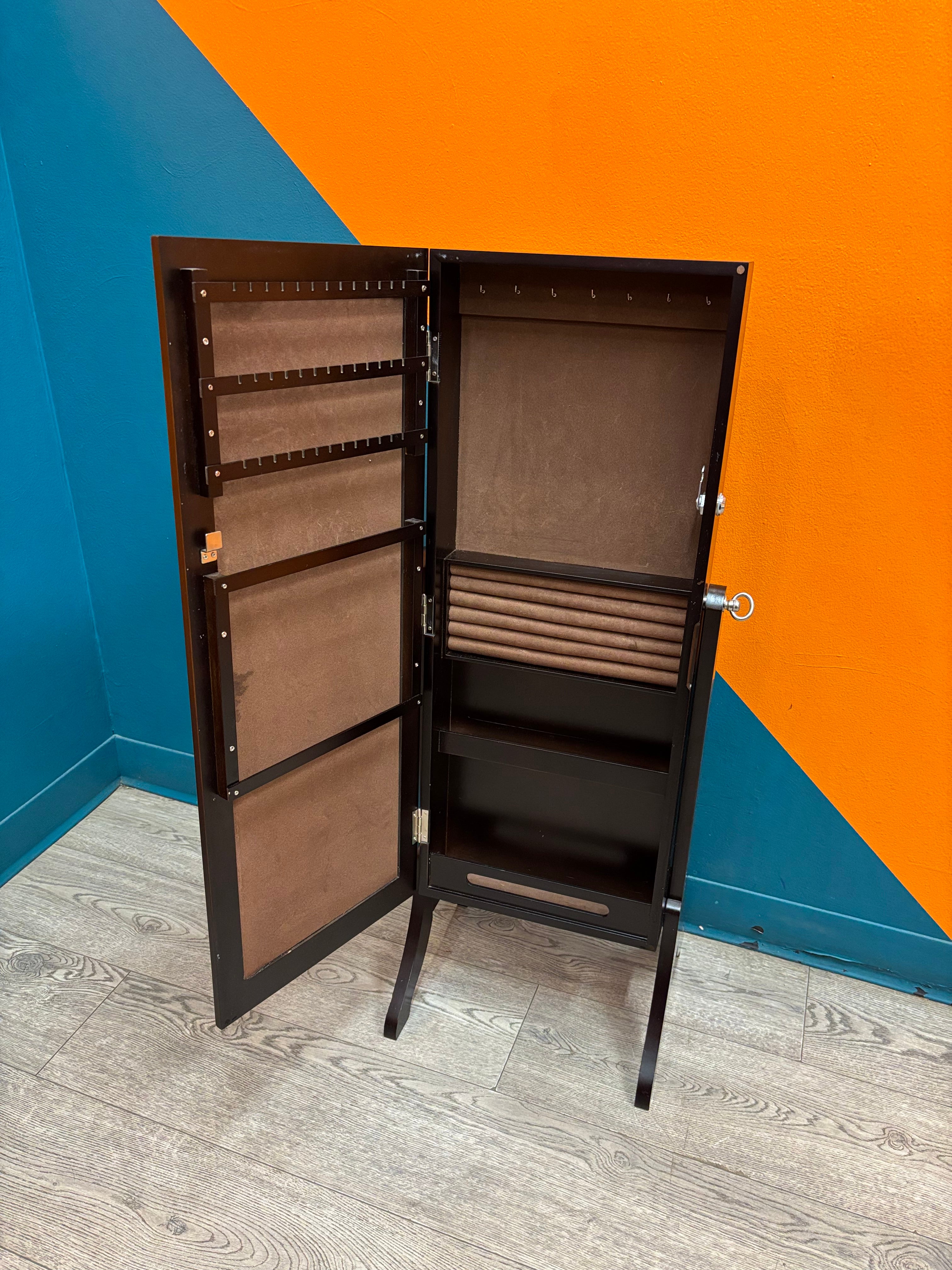 Small Mirror Jewelry Organizer