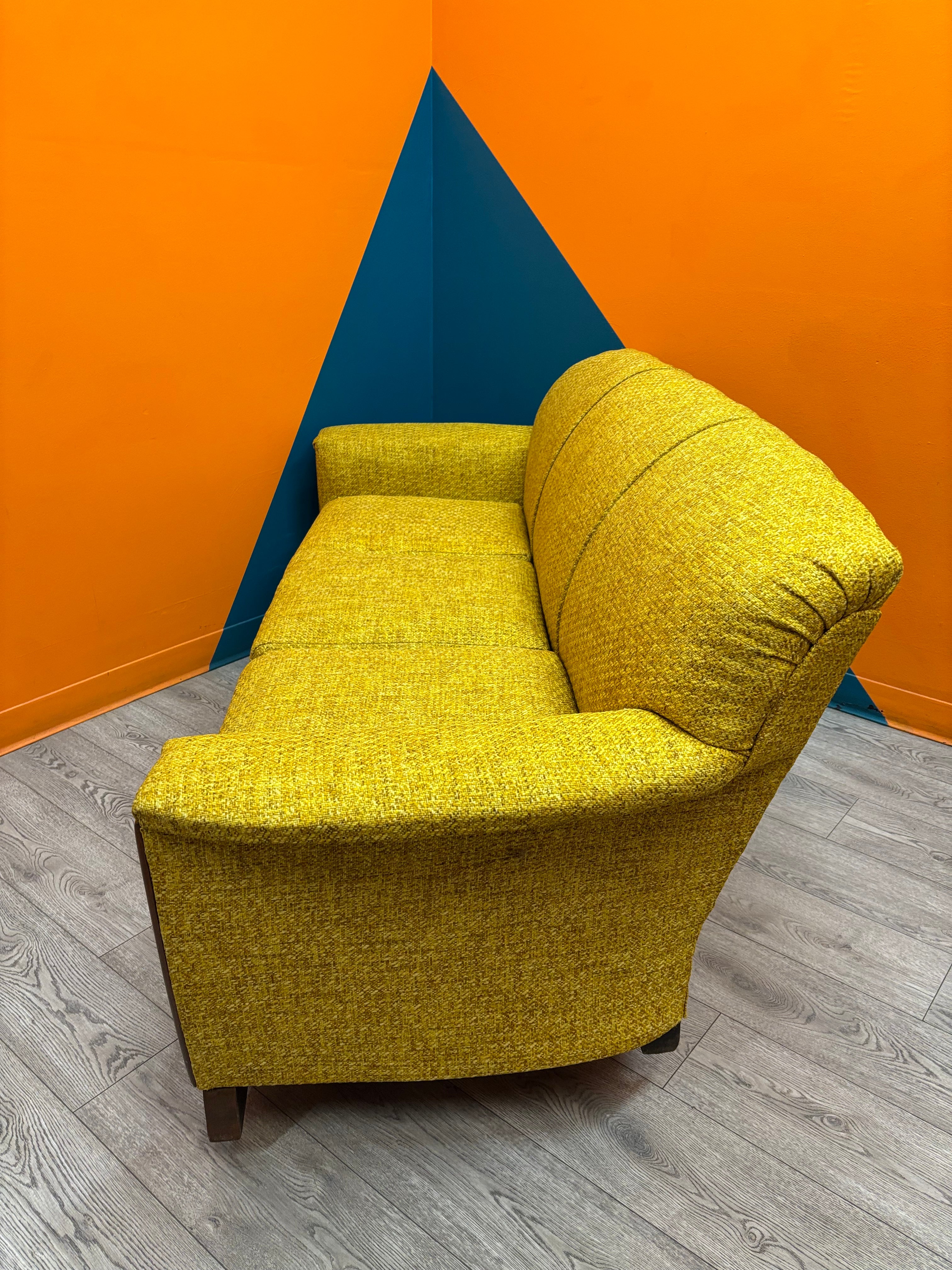 Yellow Fabric Sofa