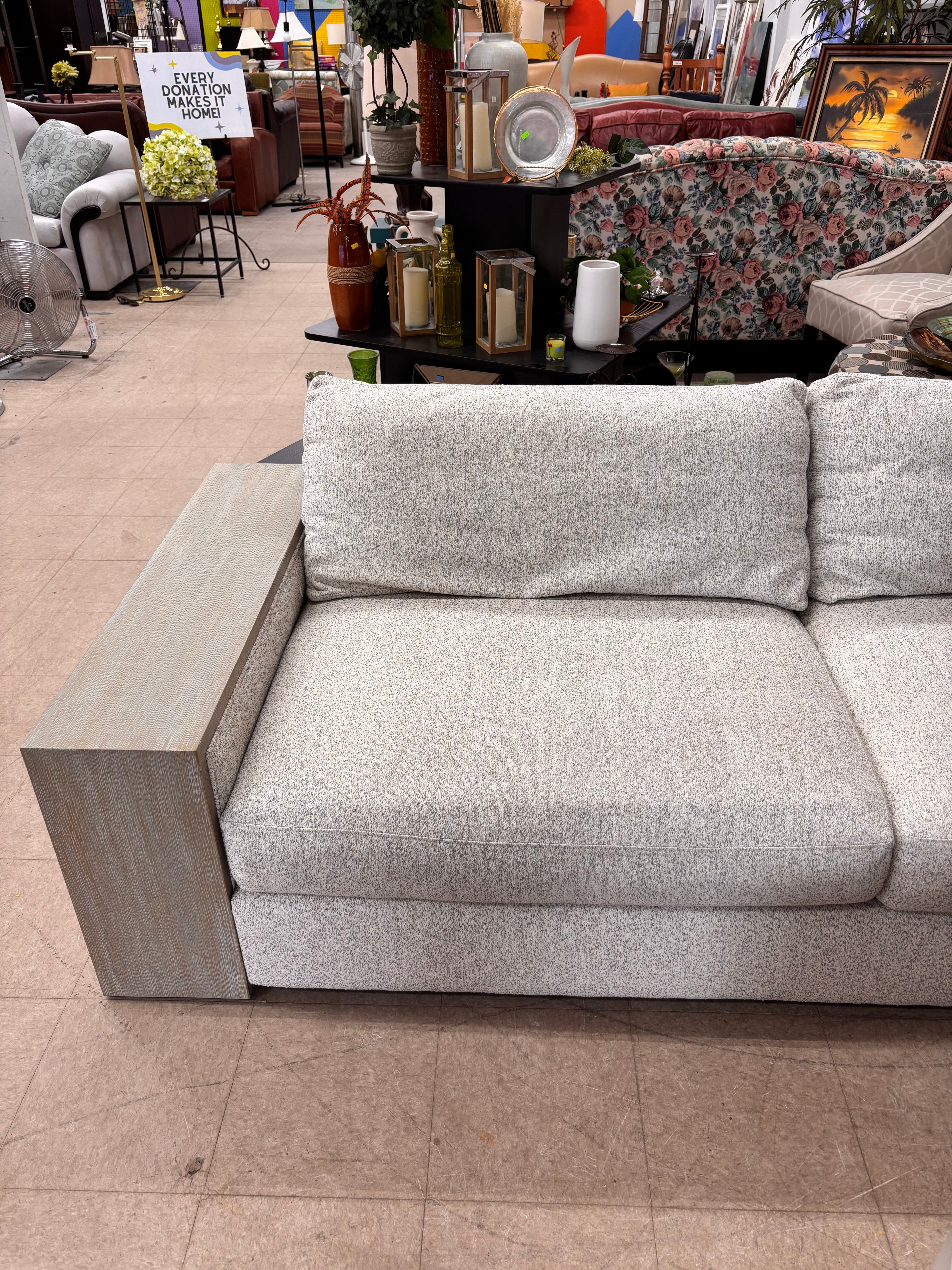 Grey Fabric Sofa