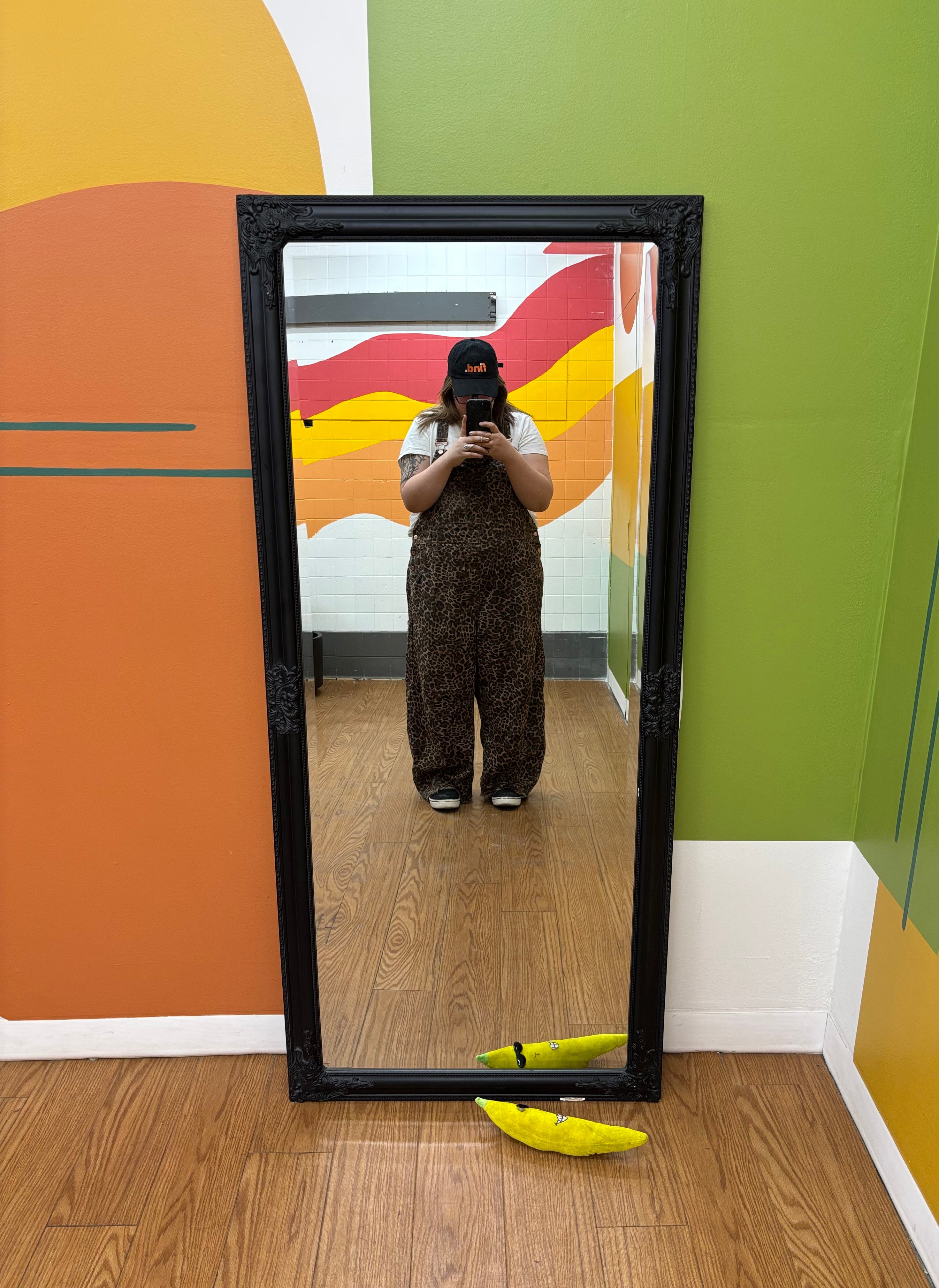 Black Floor Mirror