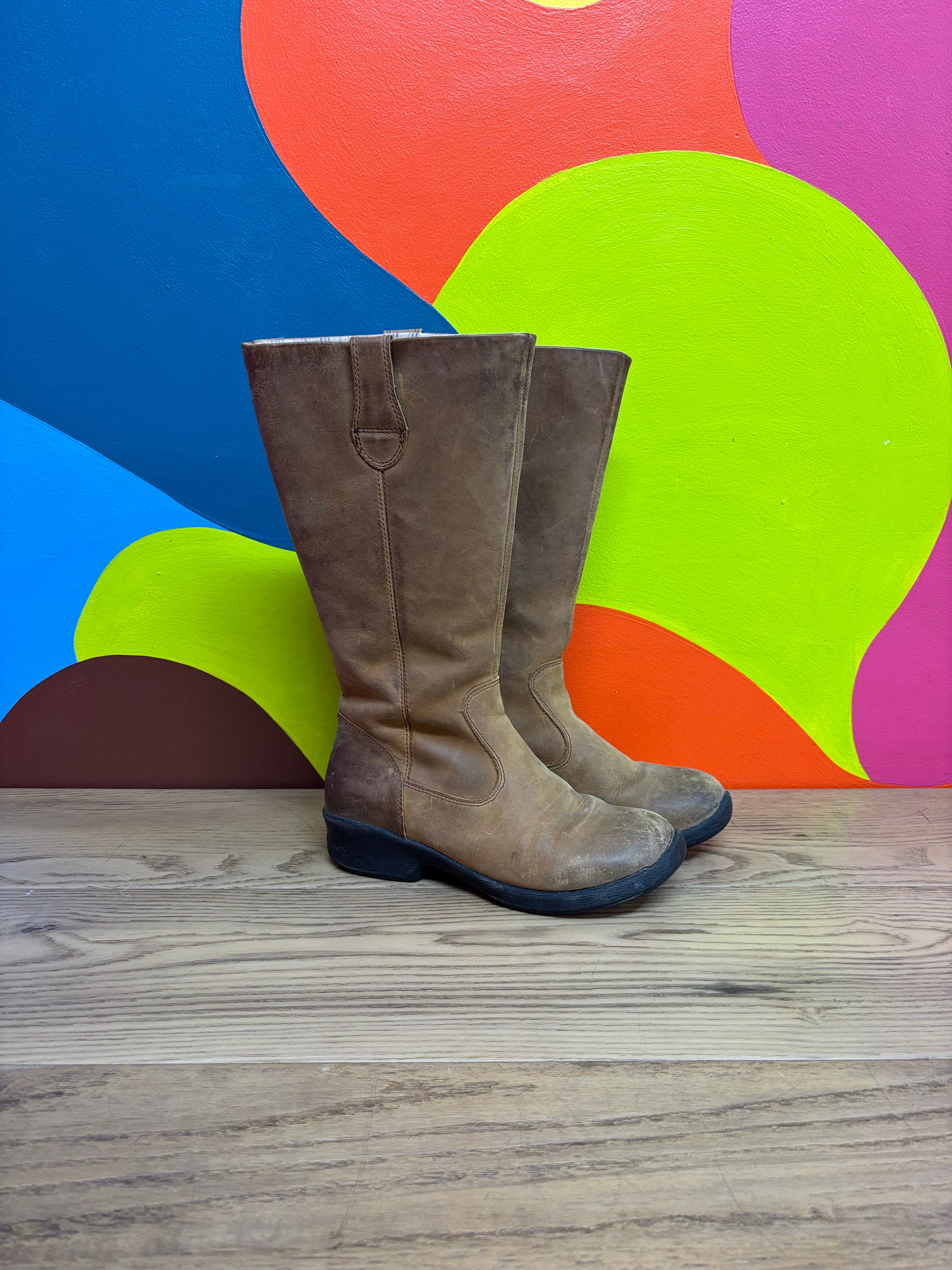 Keen Waterproof Brown Riding Boots - Women's 7.5