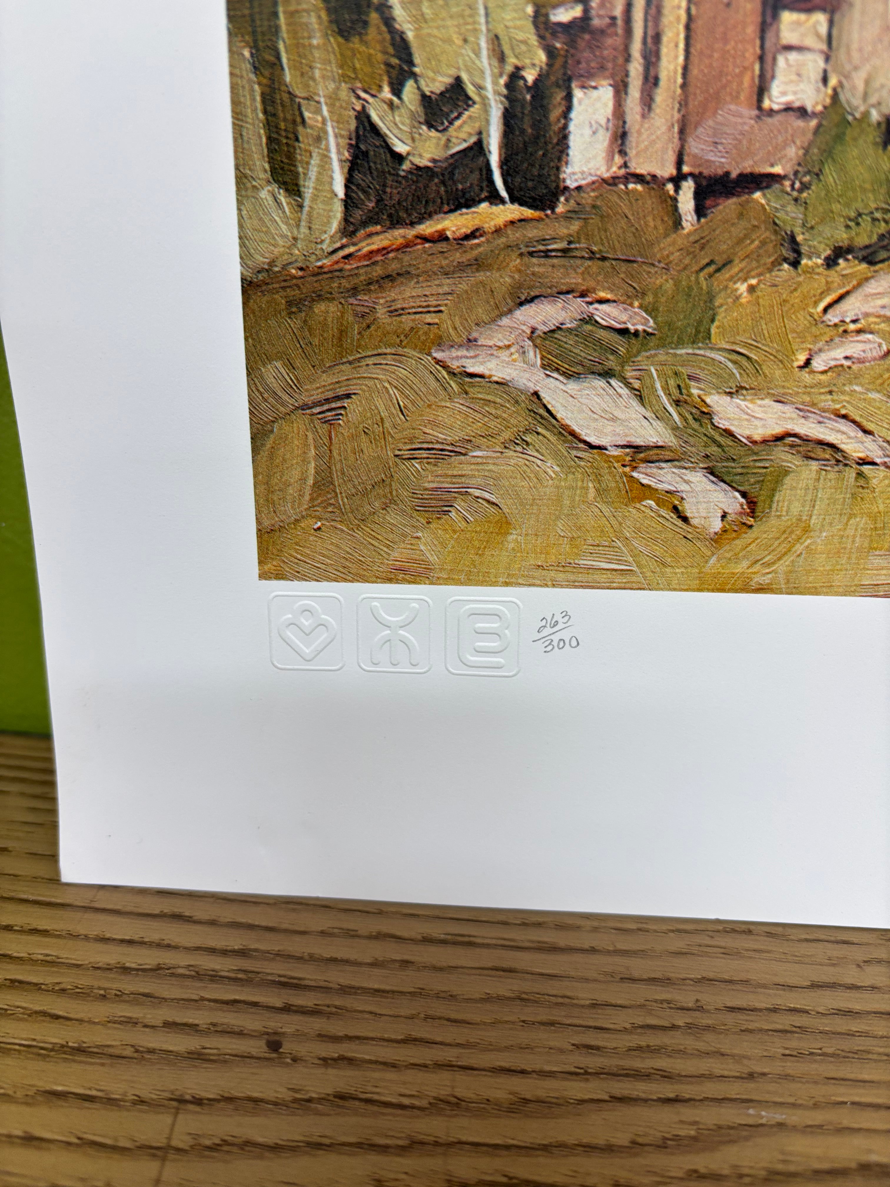 Barry Bay Lithograph by A.J. Casson