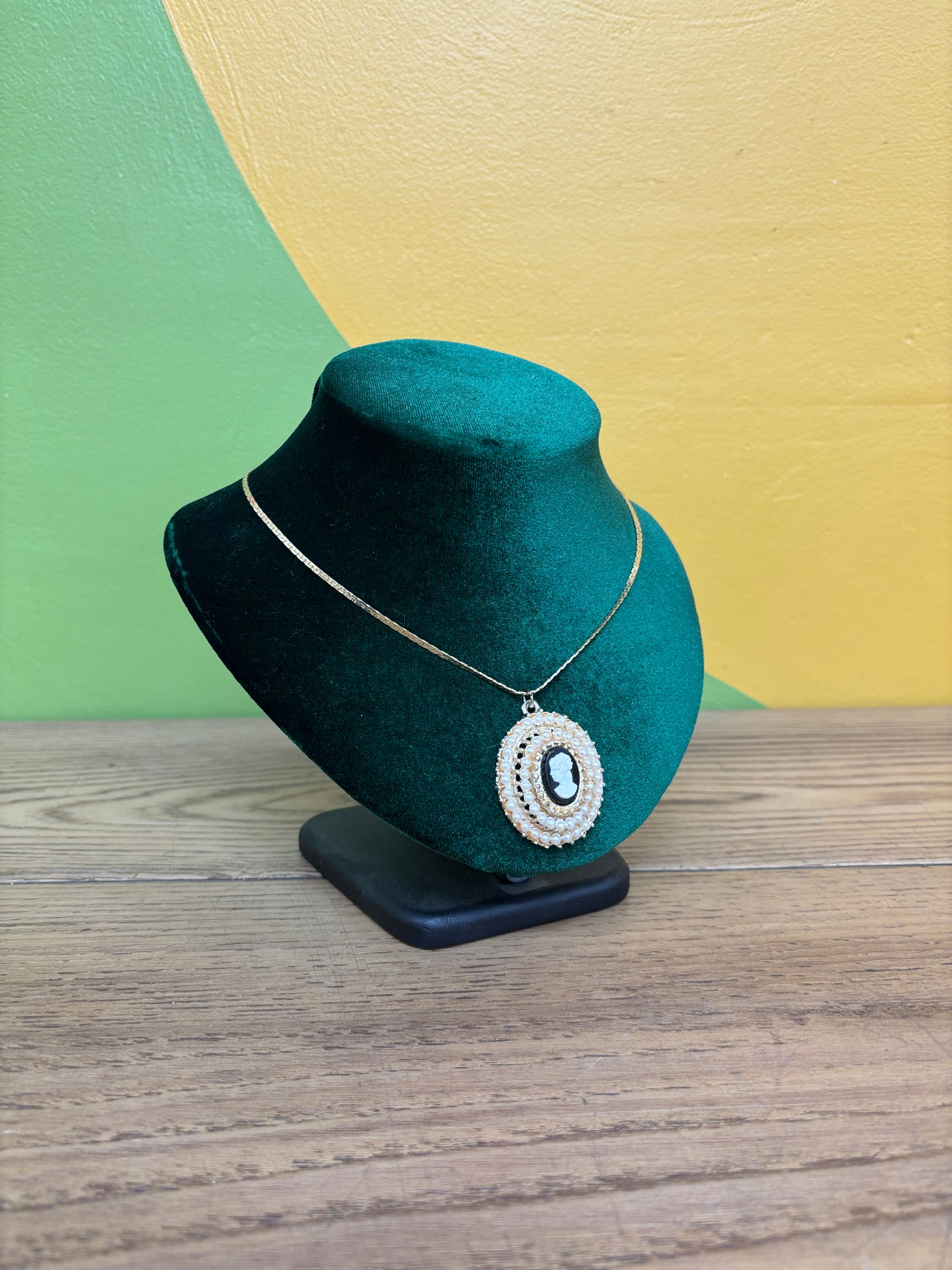 Cameo Pendant Necklace