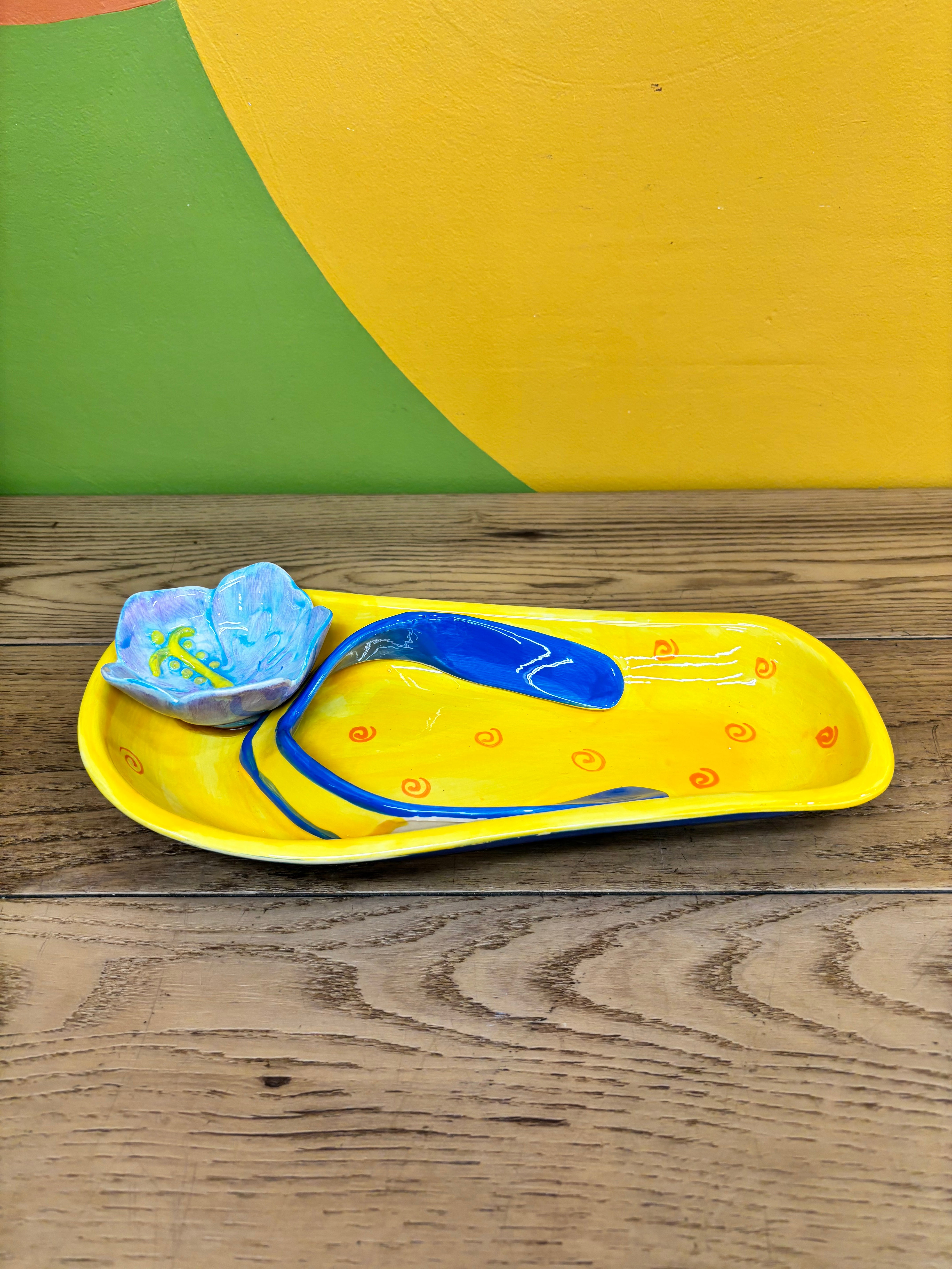 Flip Flop Chip and Dip Bowl