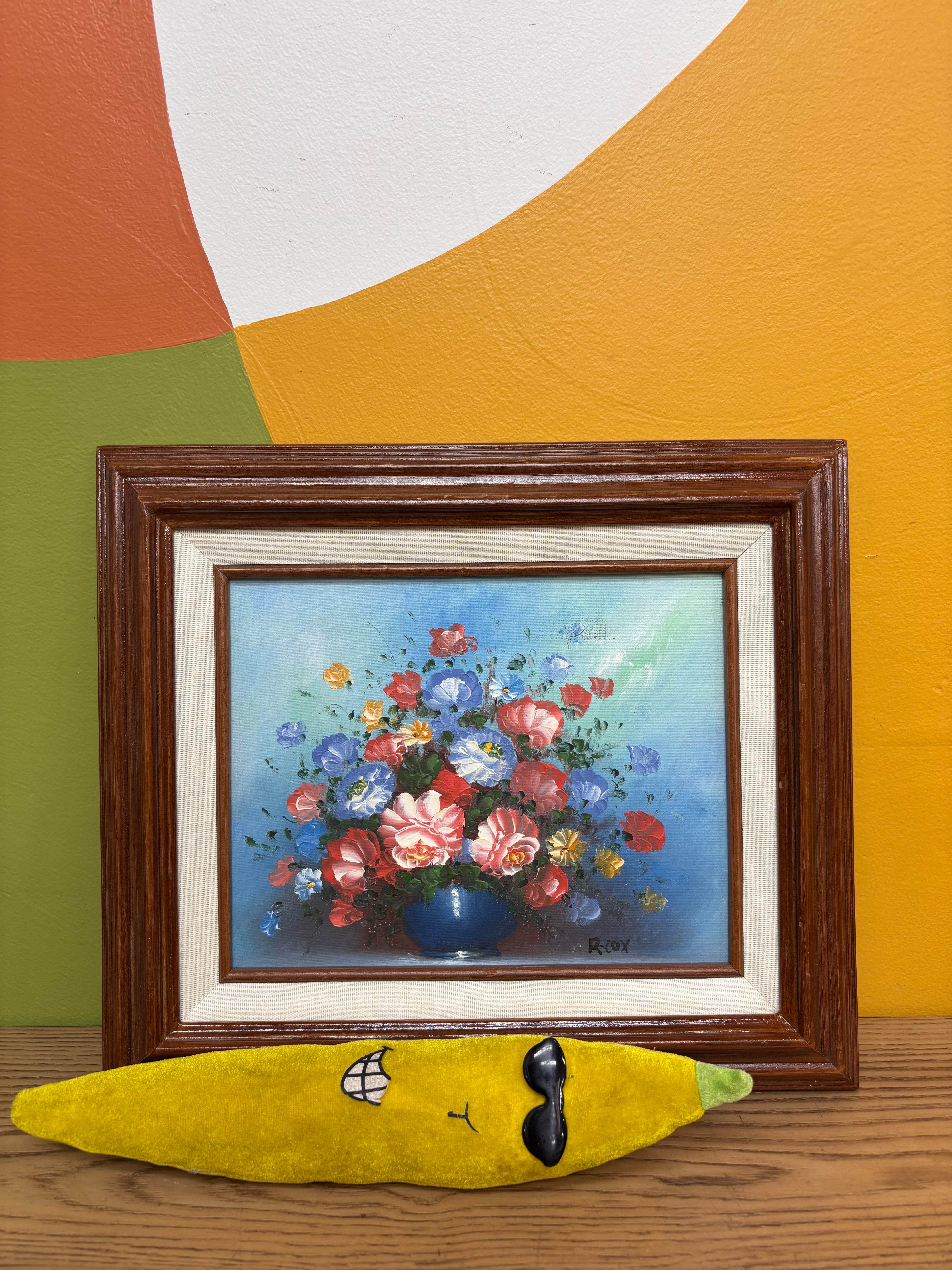 Framed Floral Painting