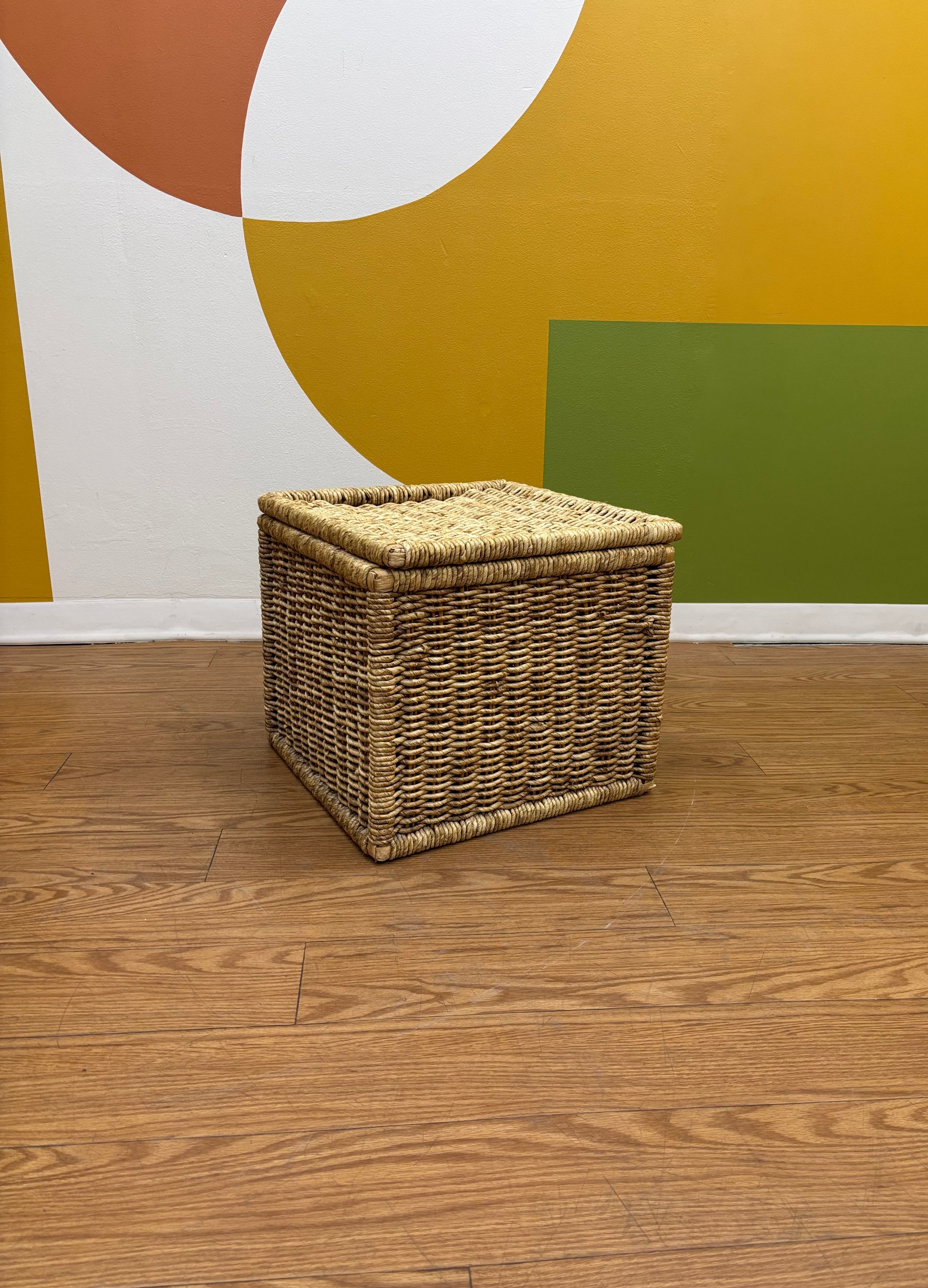 Square Wicker Hamper