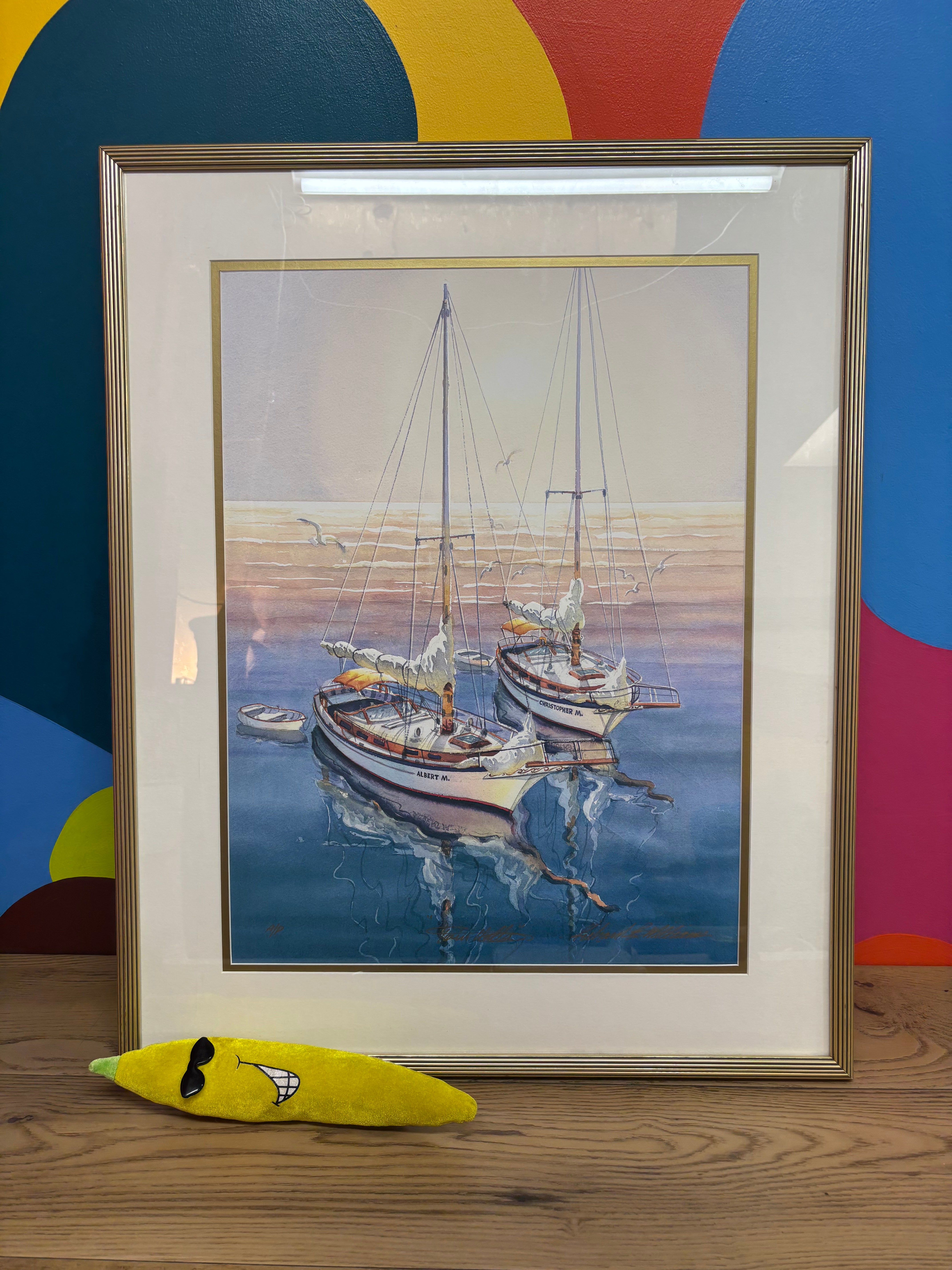 "Twin Hulls" by Richard E Williams Print