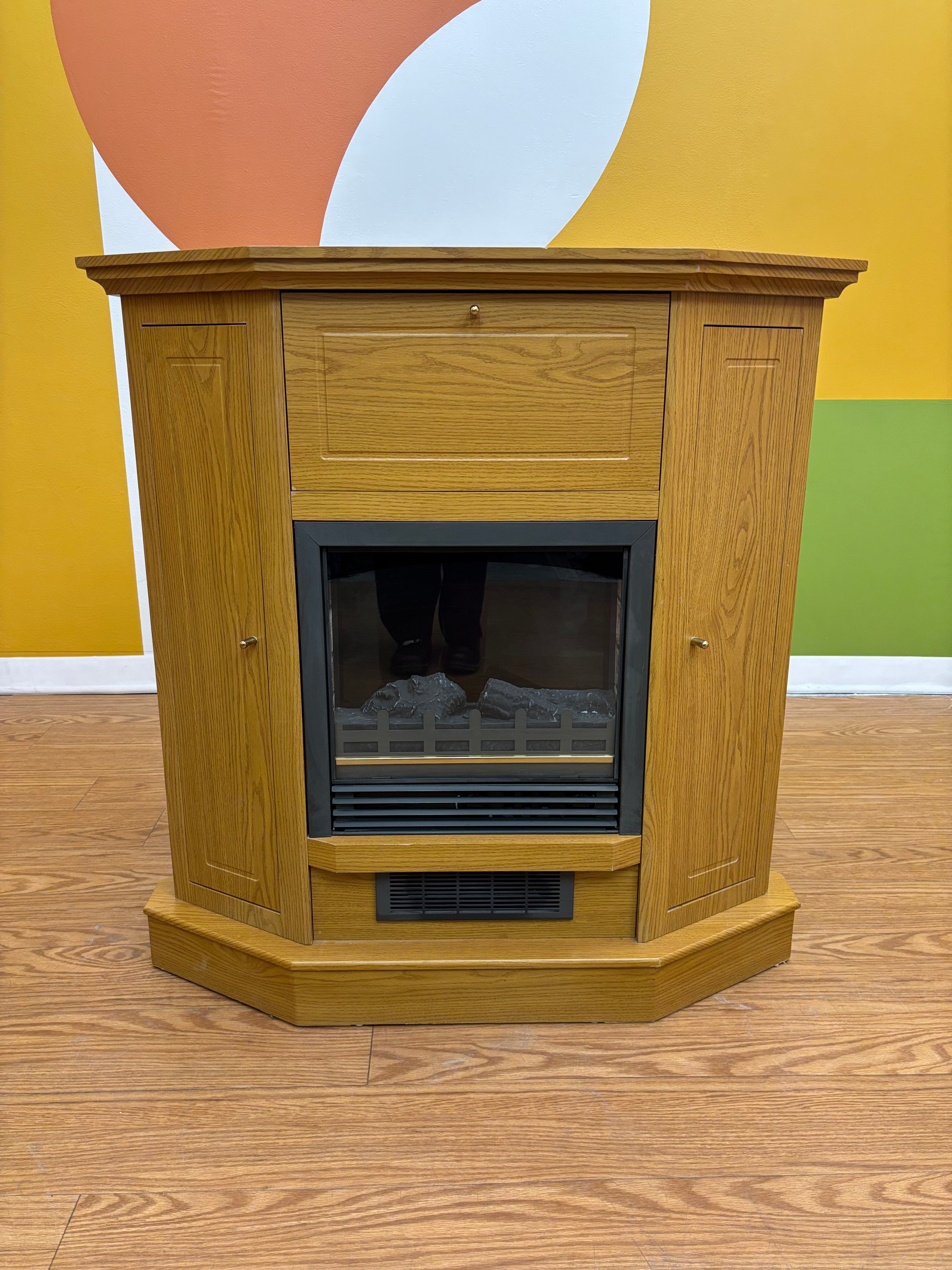 Corner Electric Fireplace