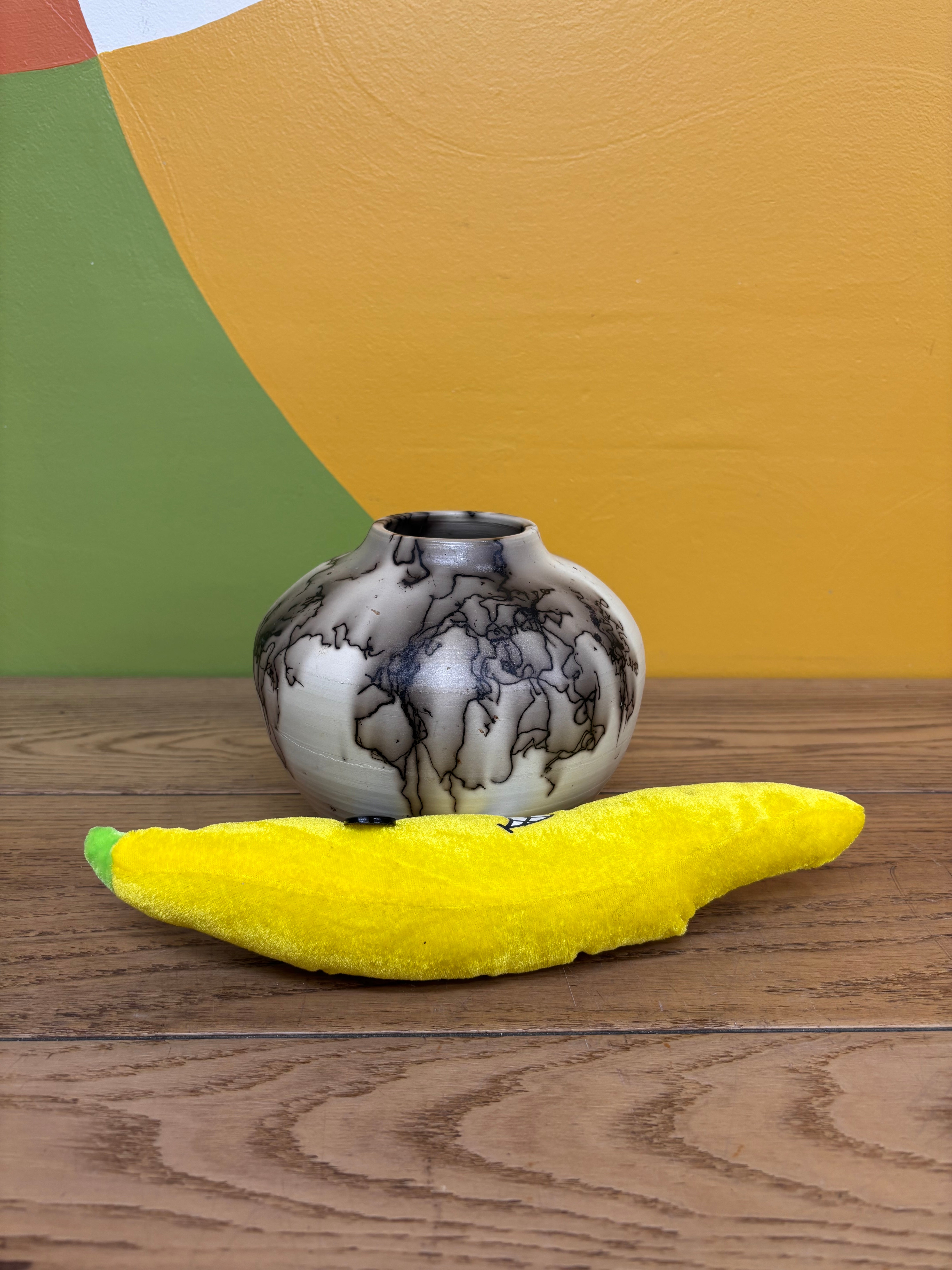 Horsehair Pottery Vase