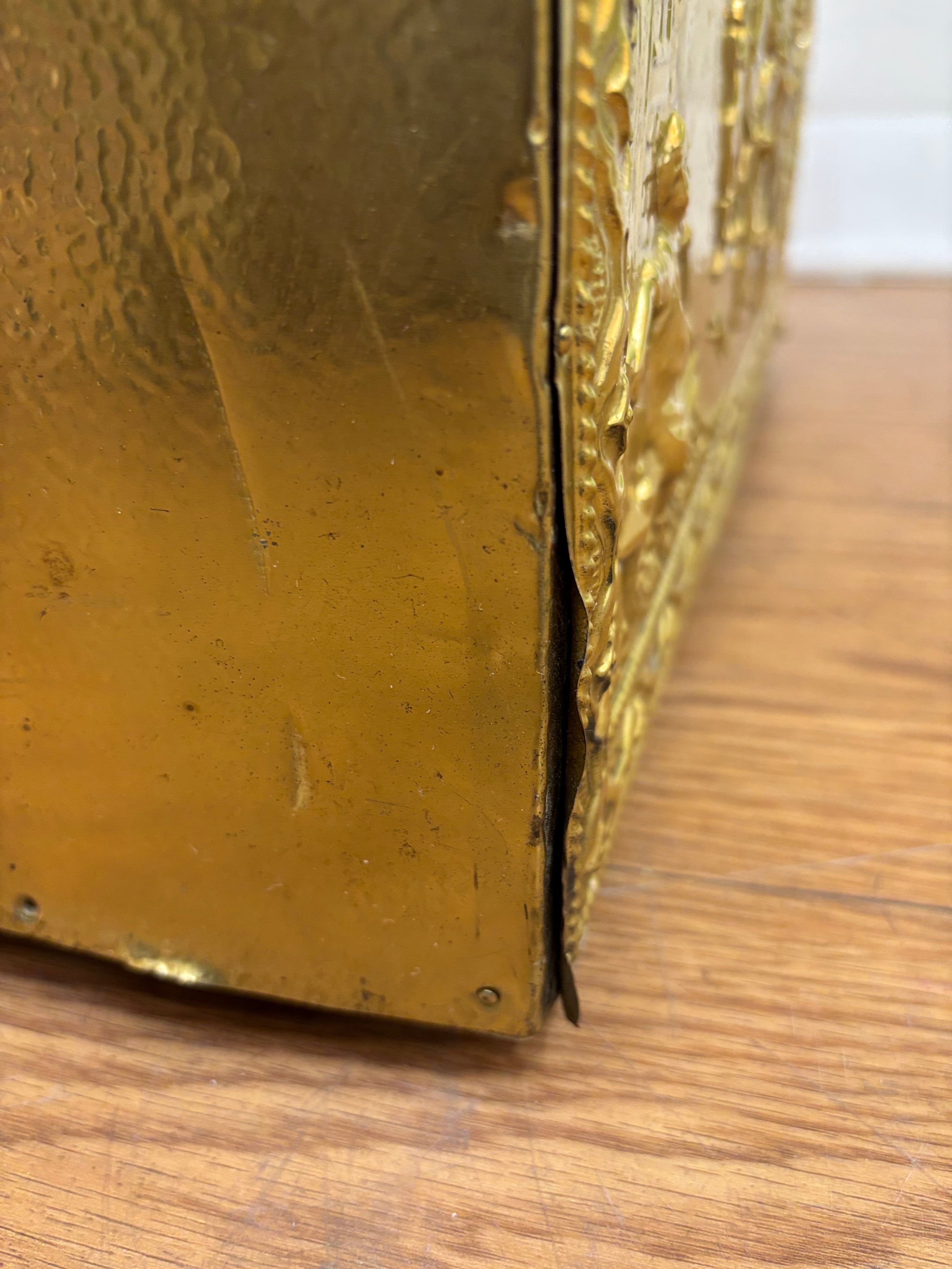 (2) Gold Tone Boxes