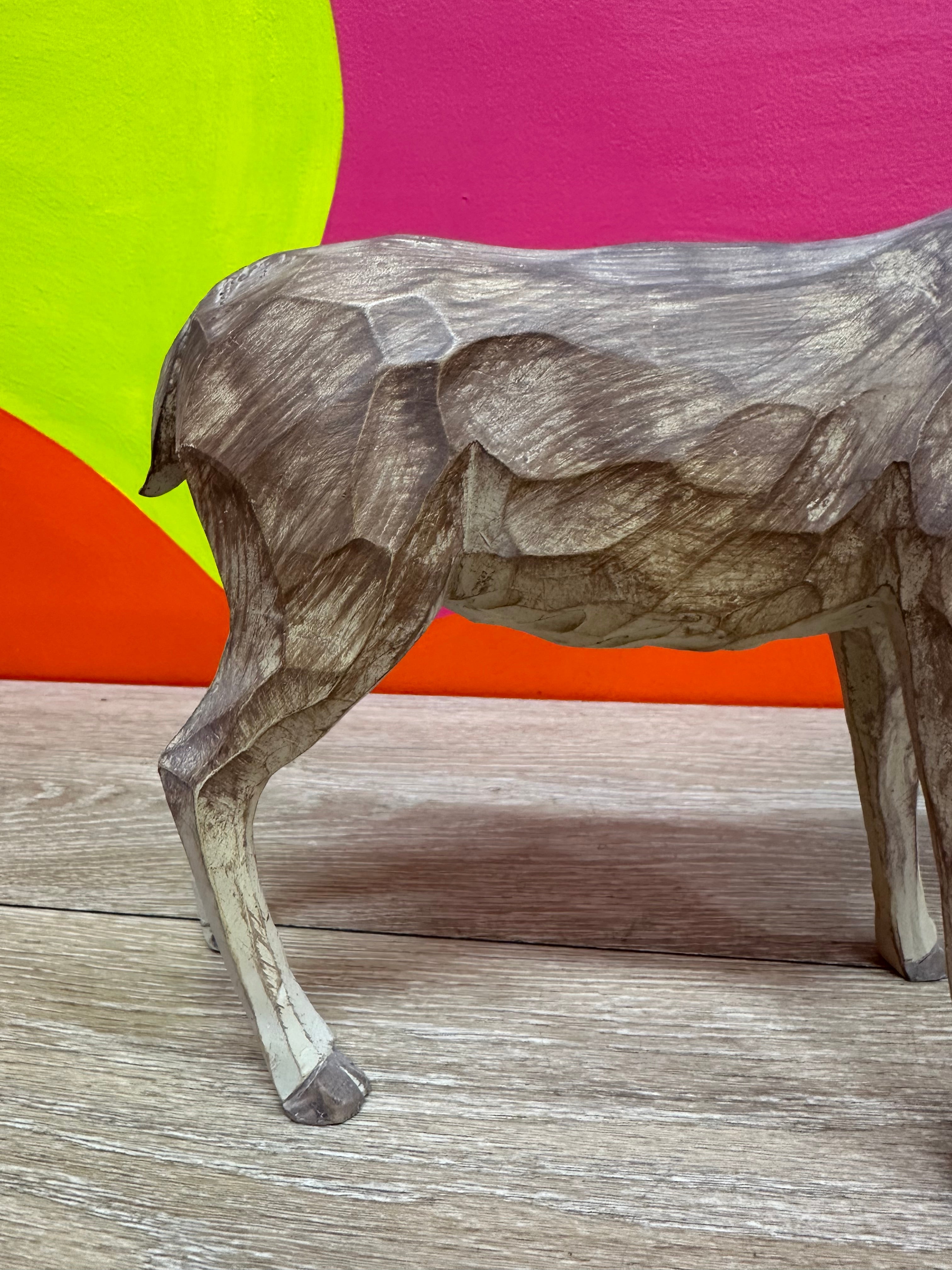 Wooden Deer Decor