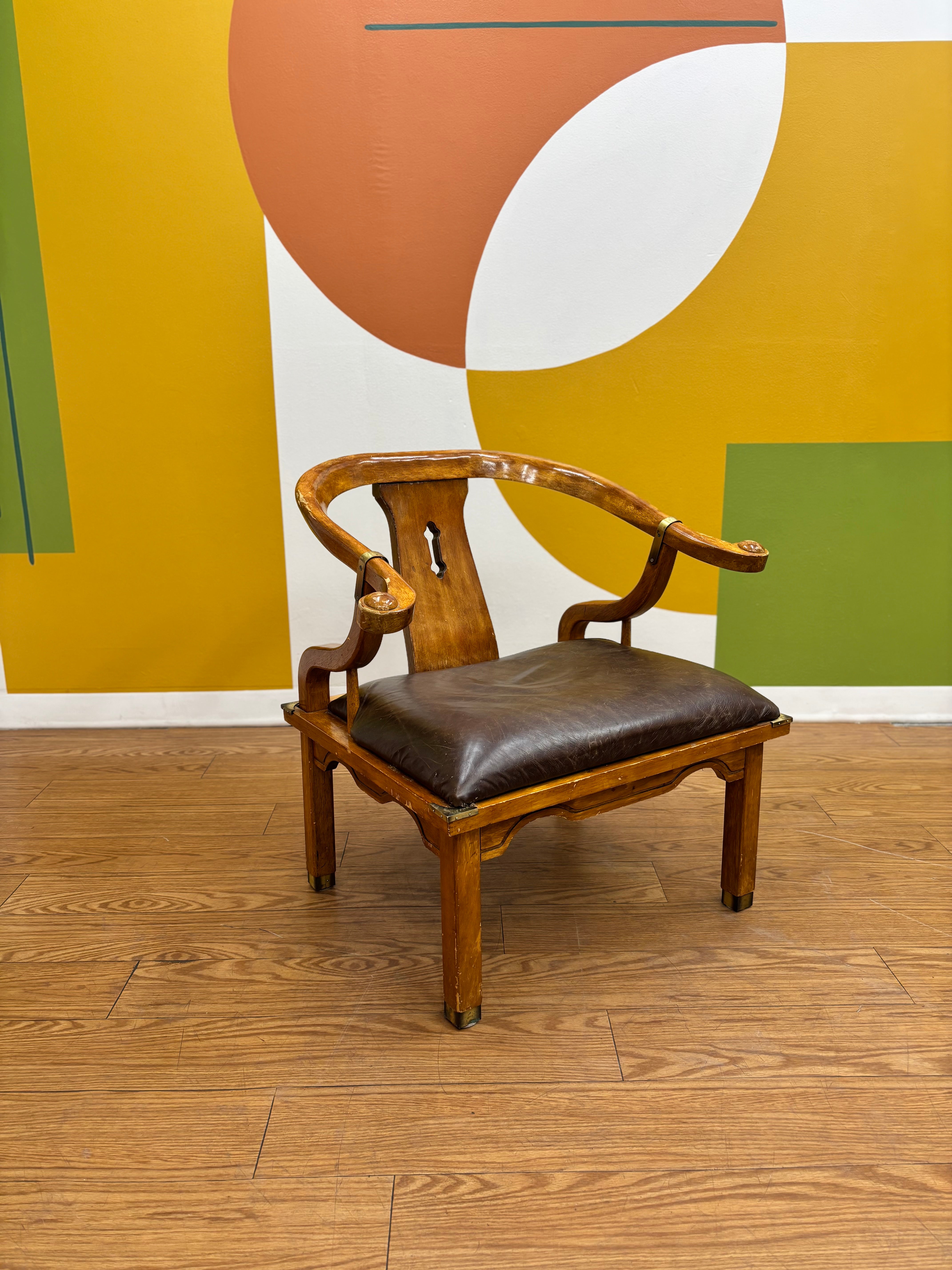James Mont Style Wood Chair