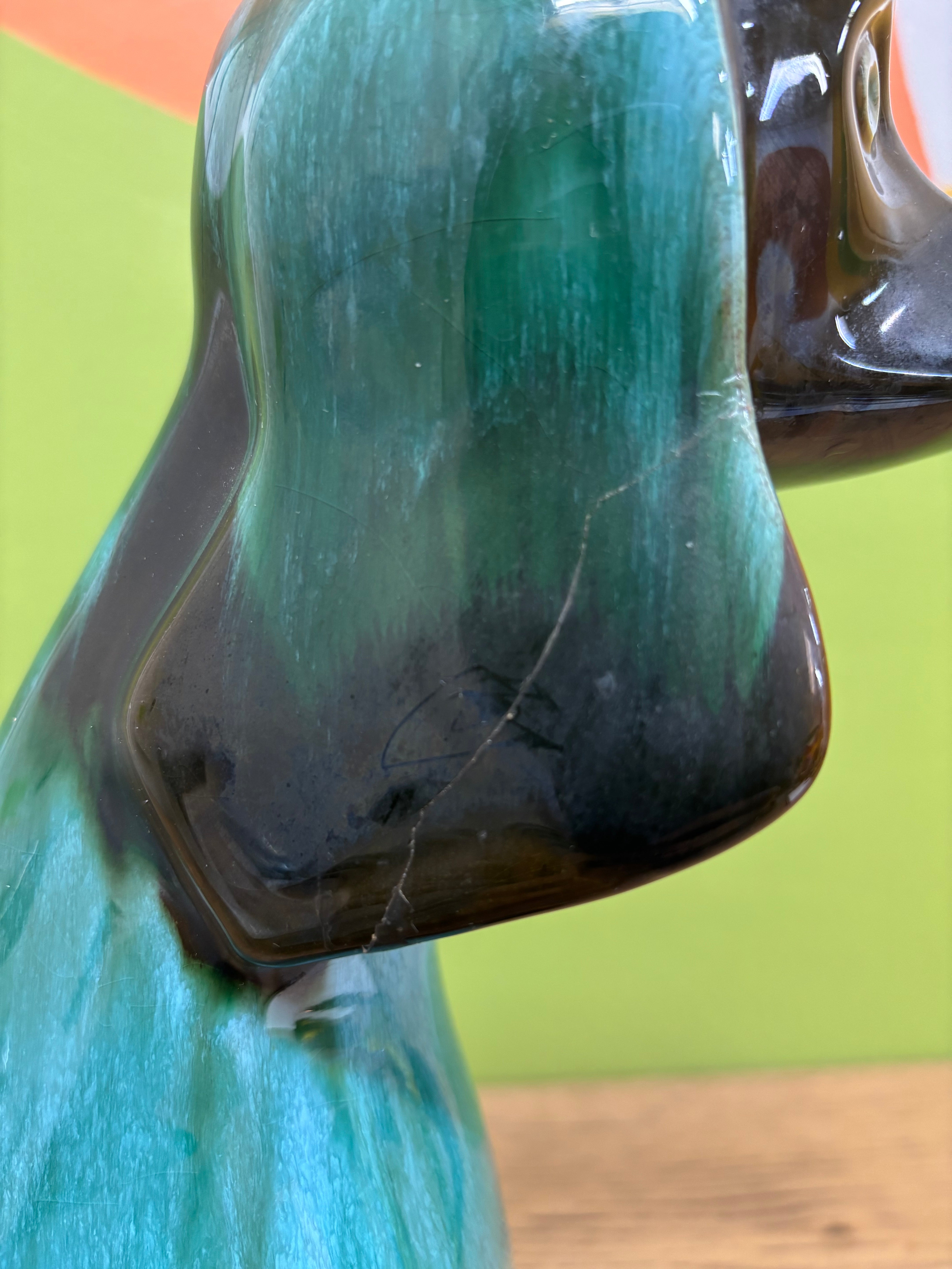 Blue Mountain Dog Figurine