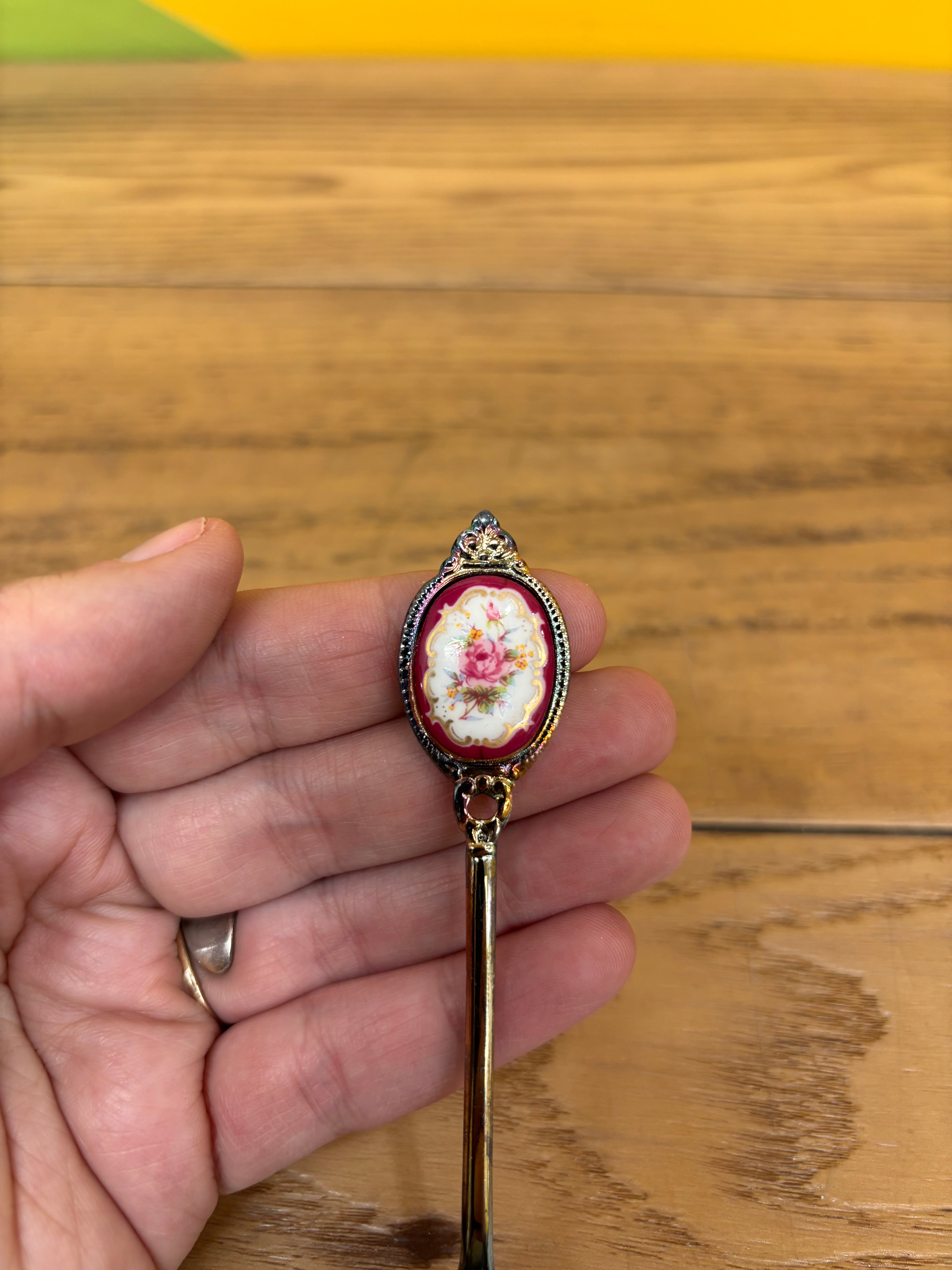 Silver Plated Floral Fork Set