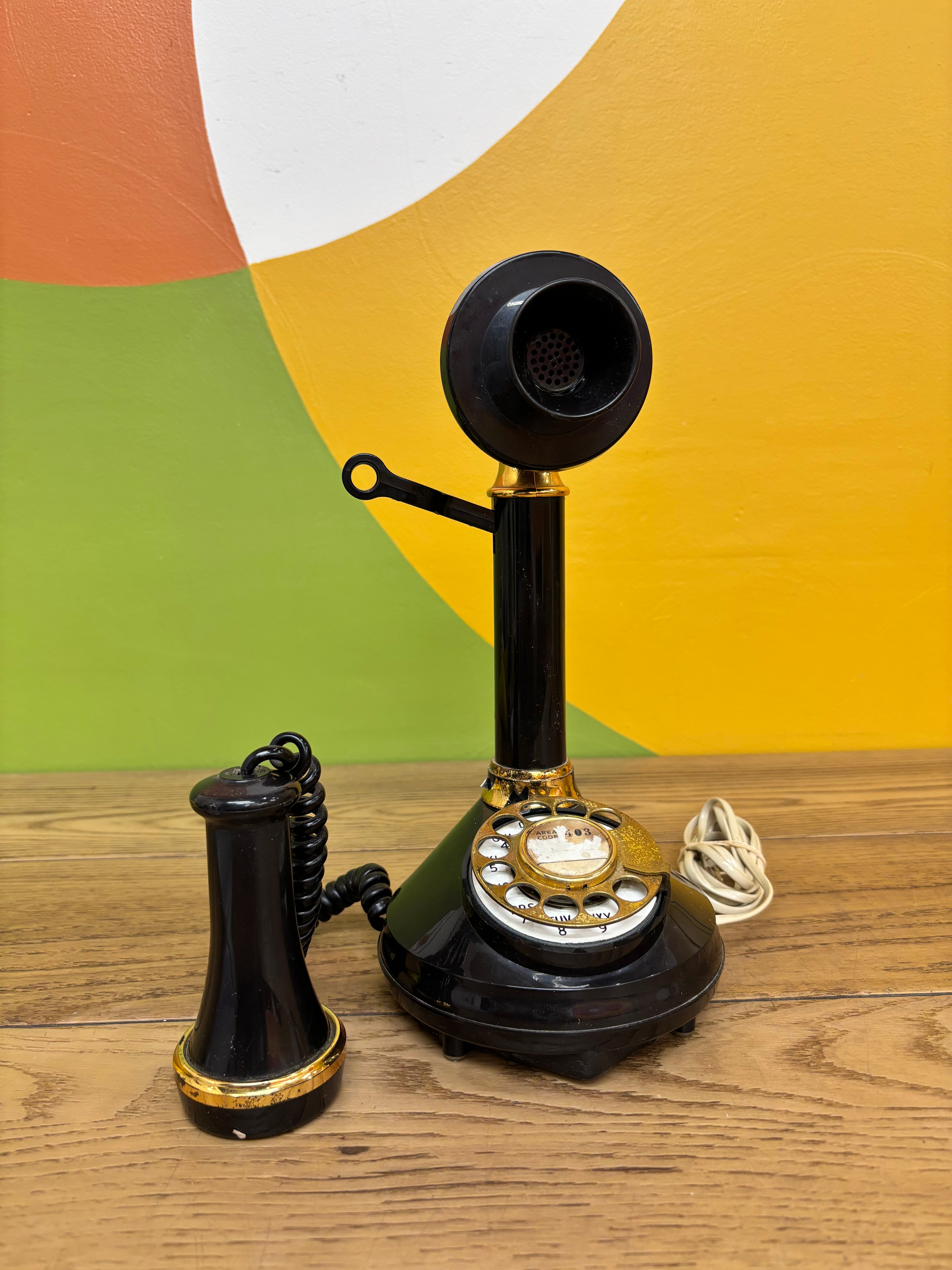 Deco-Tel Candlestick Telephone