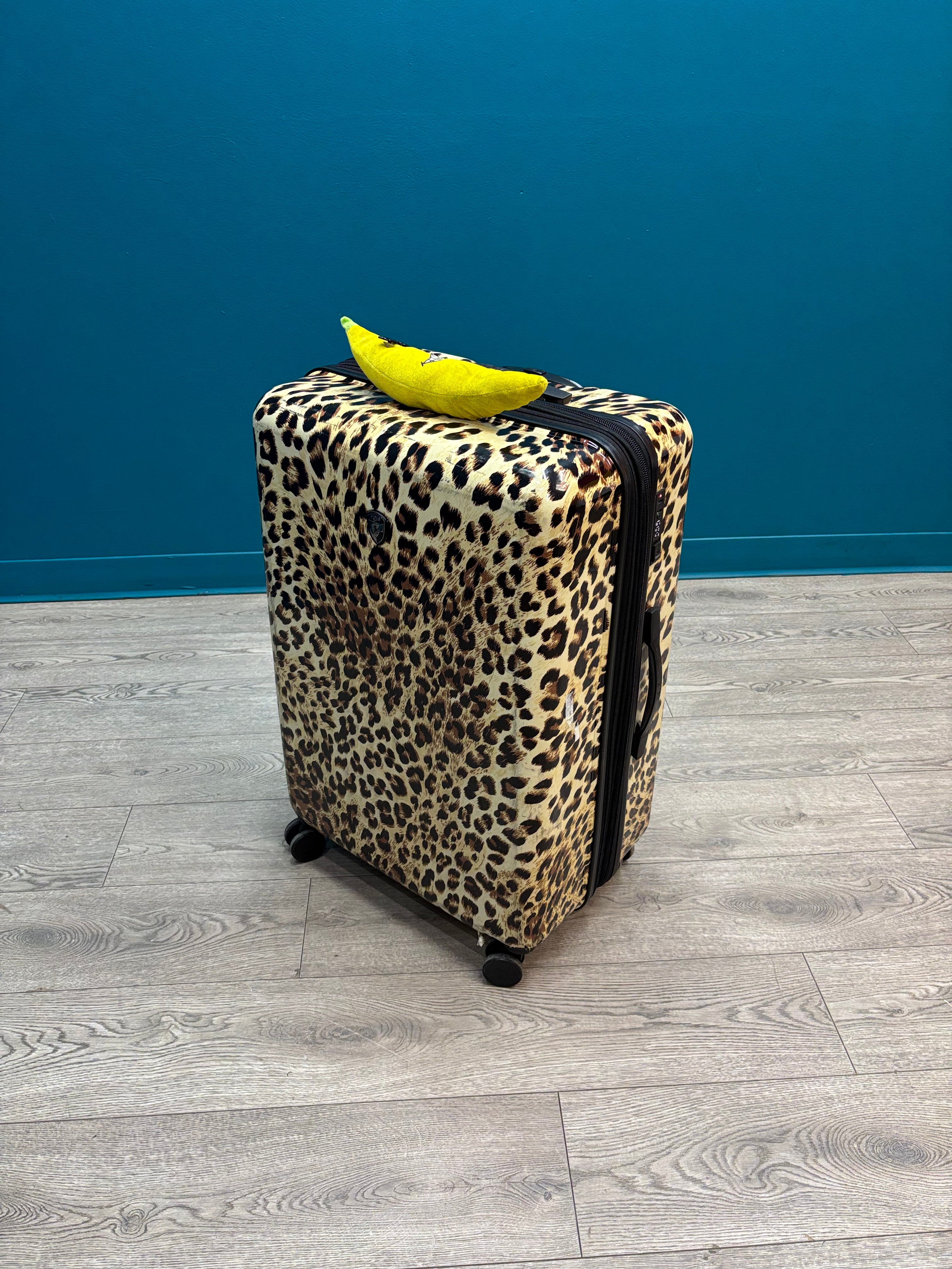 HEYS Leopard Fashion Spinner Luggage