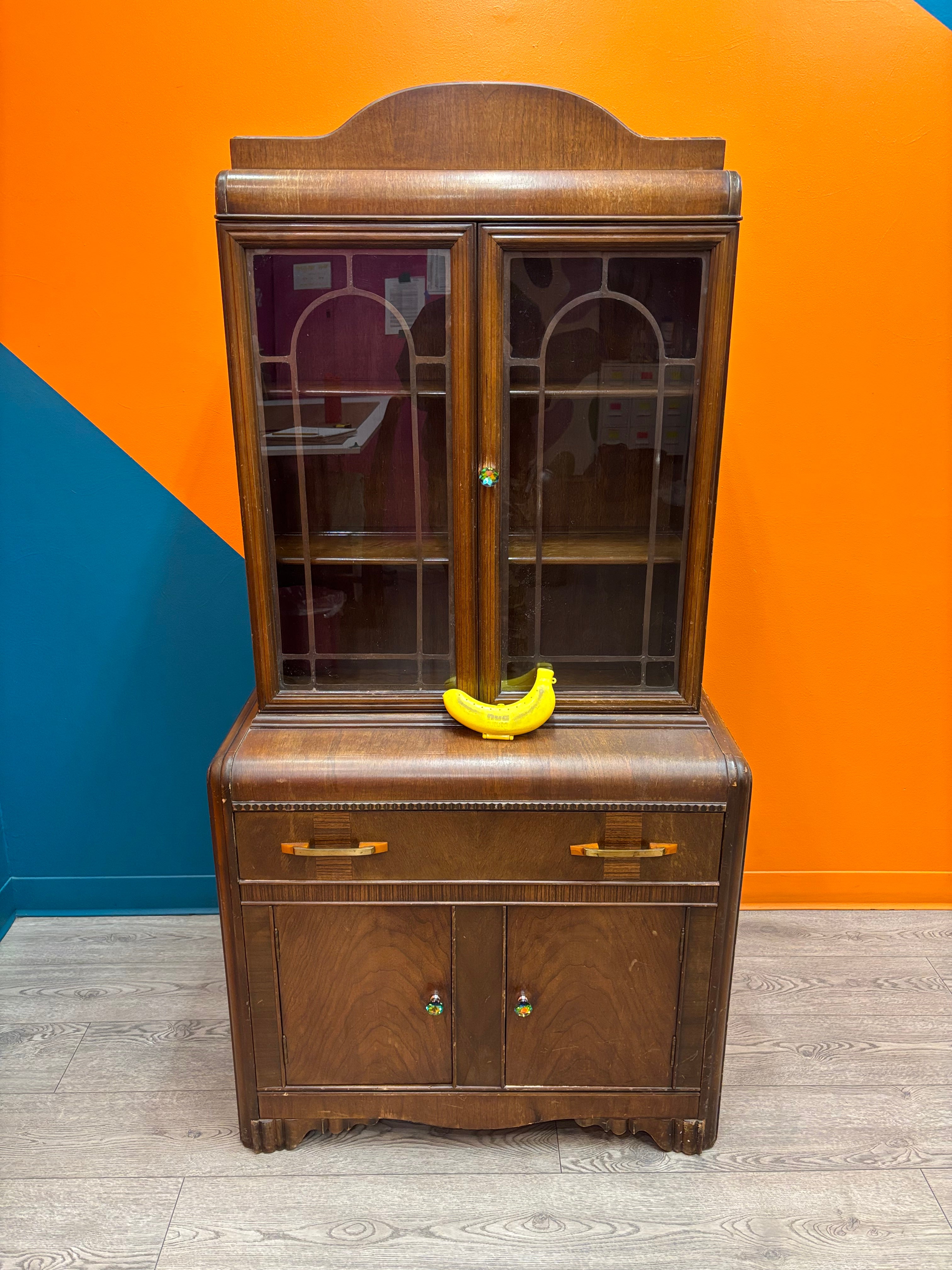 Wood & Glass China Cabinet