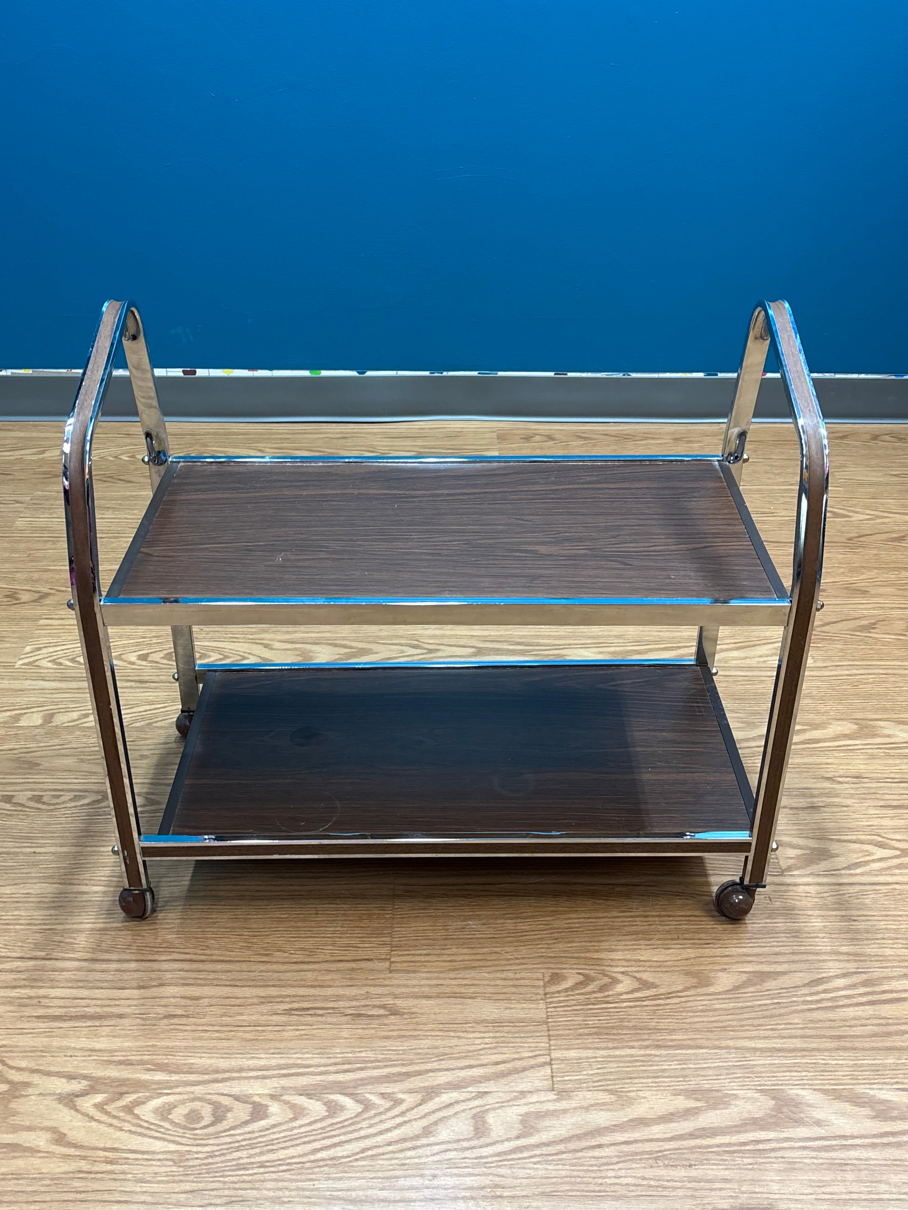 2 Tier Rolling Shoe Rack
