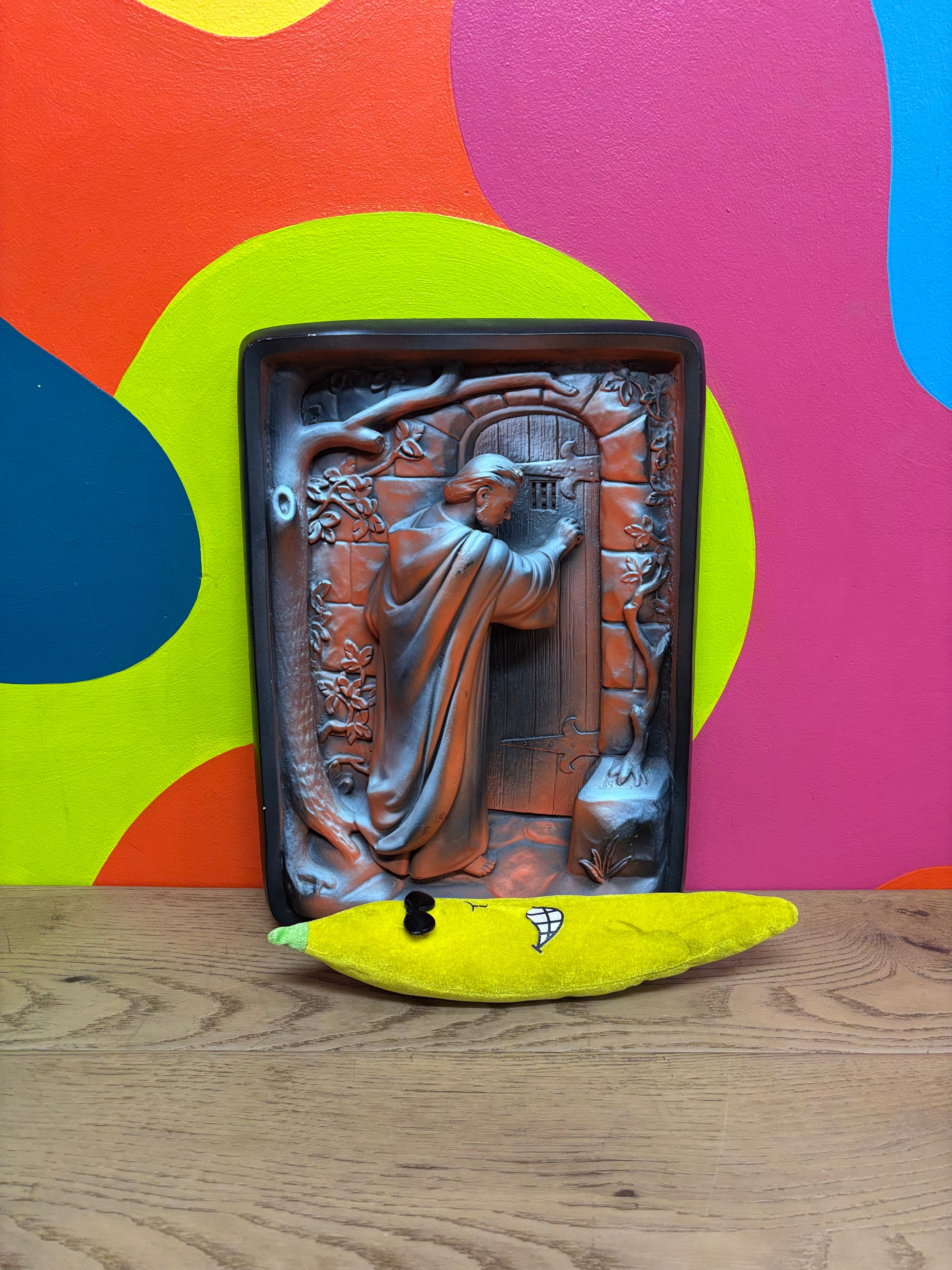 Behold Jesus at the Door Plaque