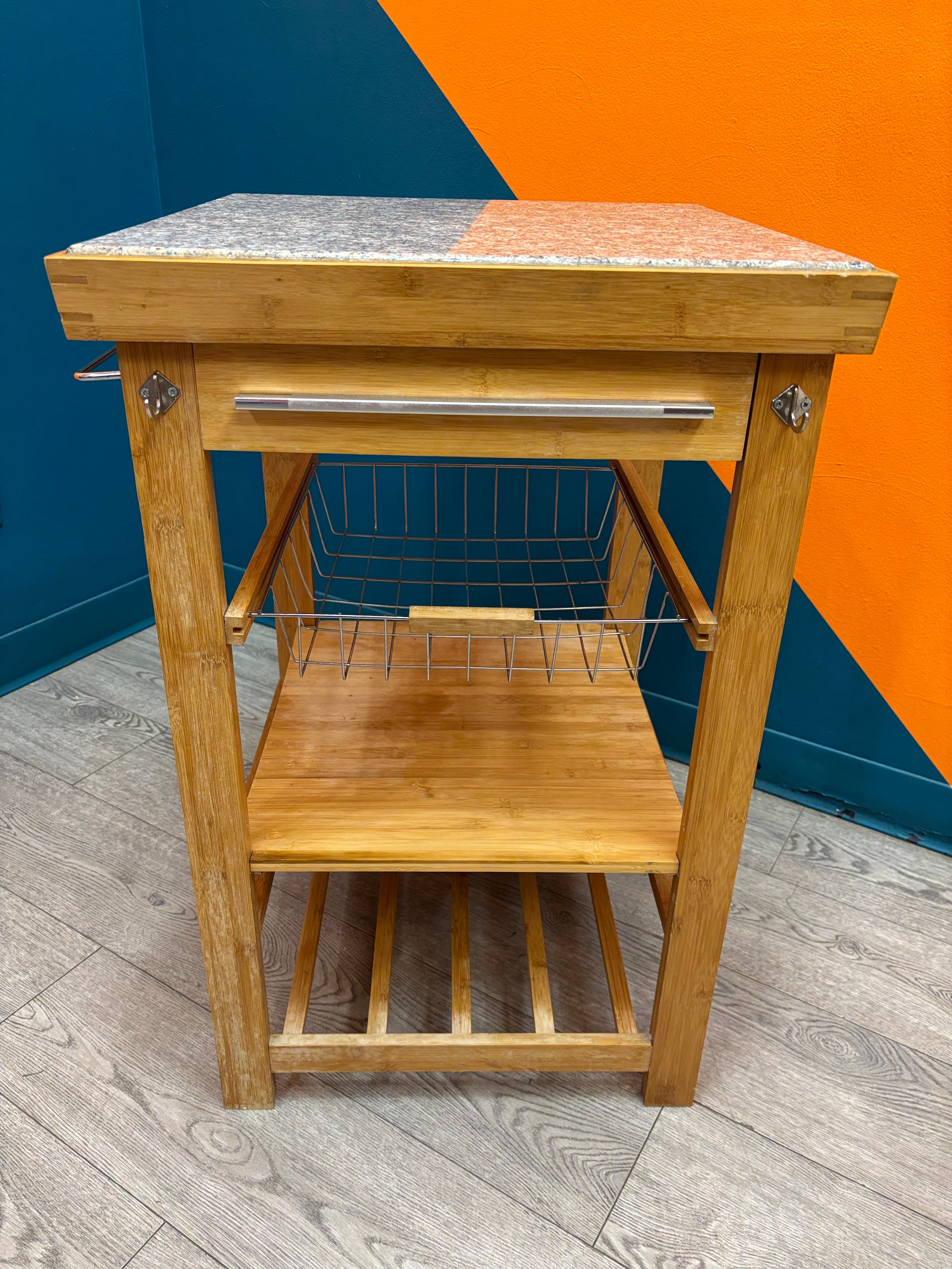 Wood Kitchen Cart