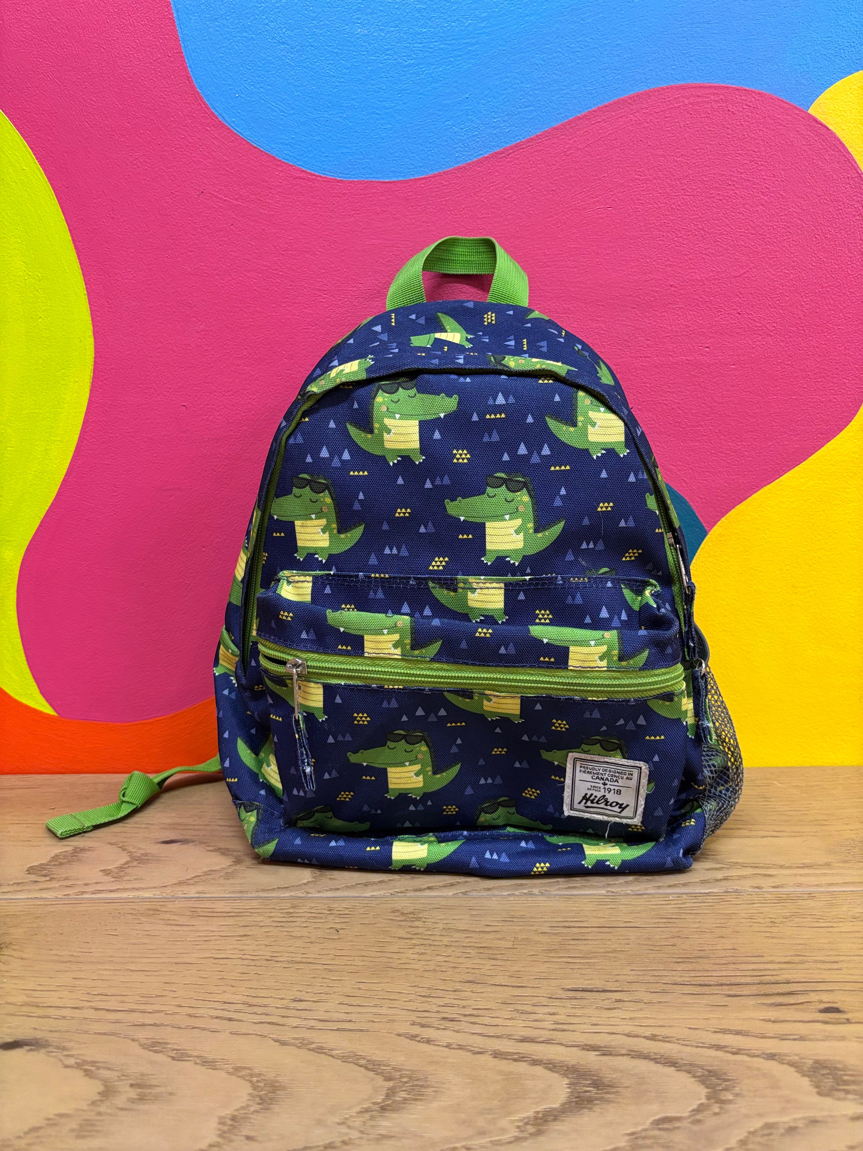 Small Hilroy Crocodile Print Backpack findedmonton