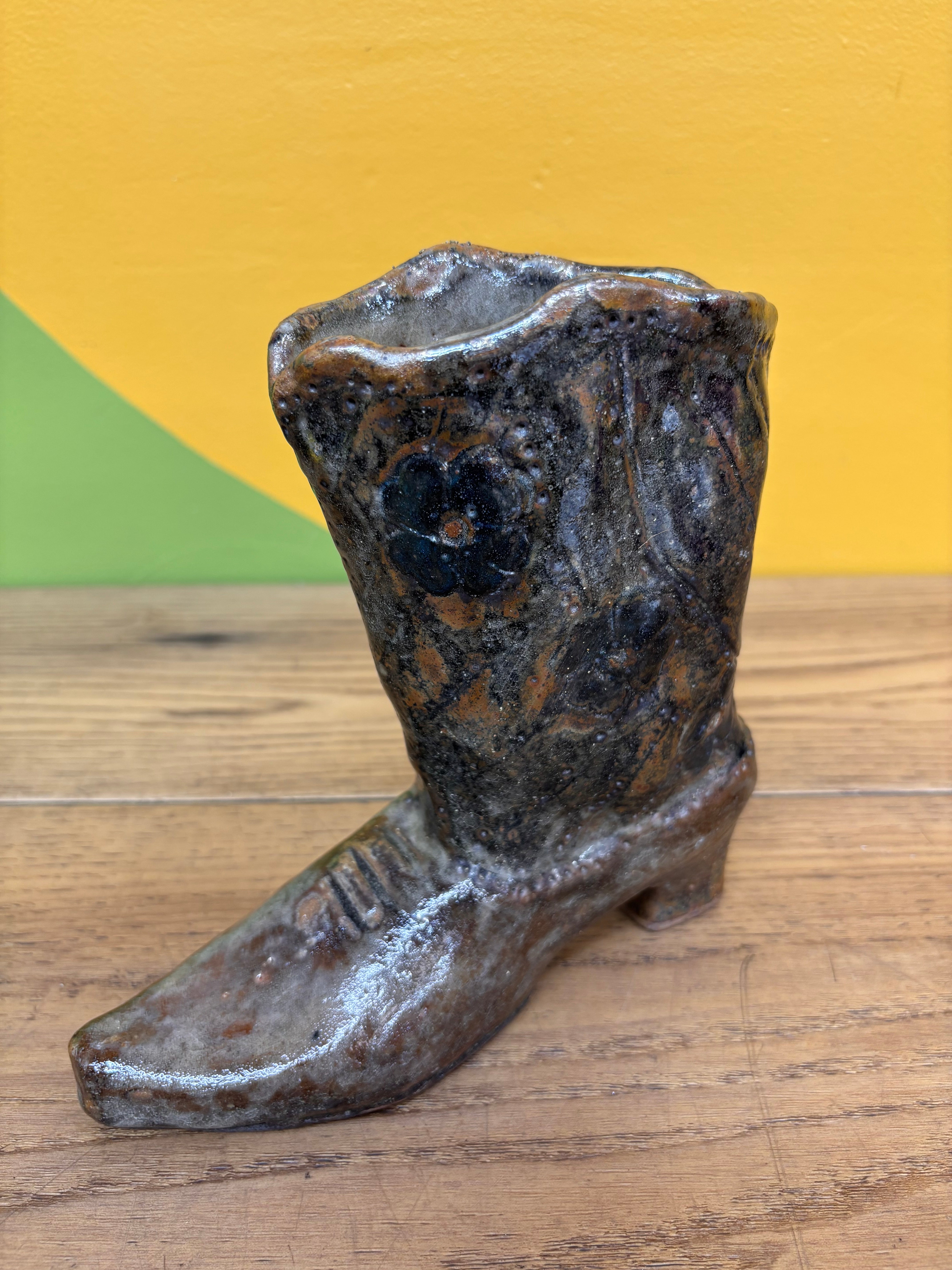Ceramic Boot Vase