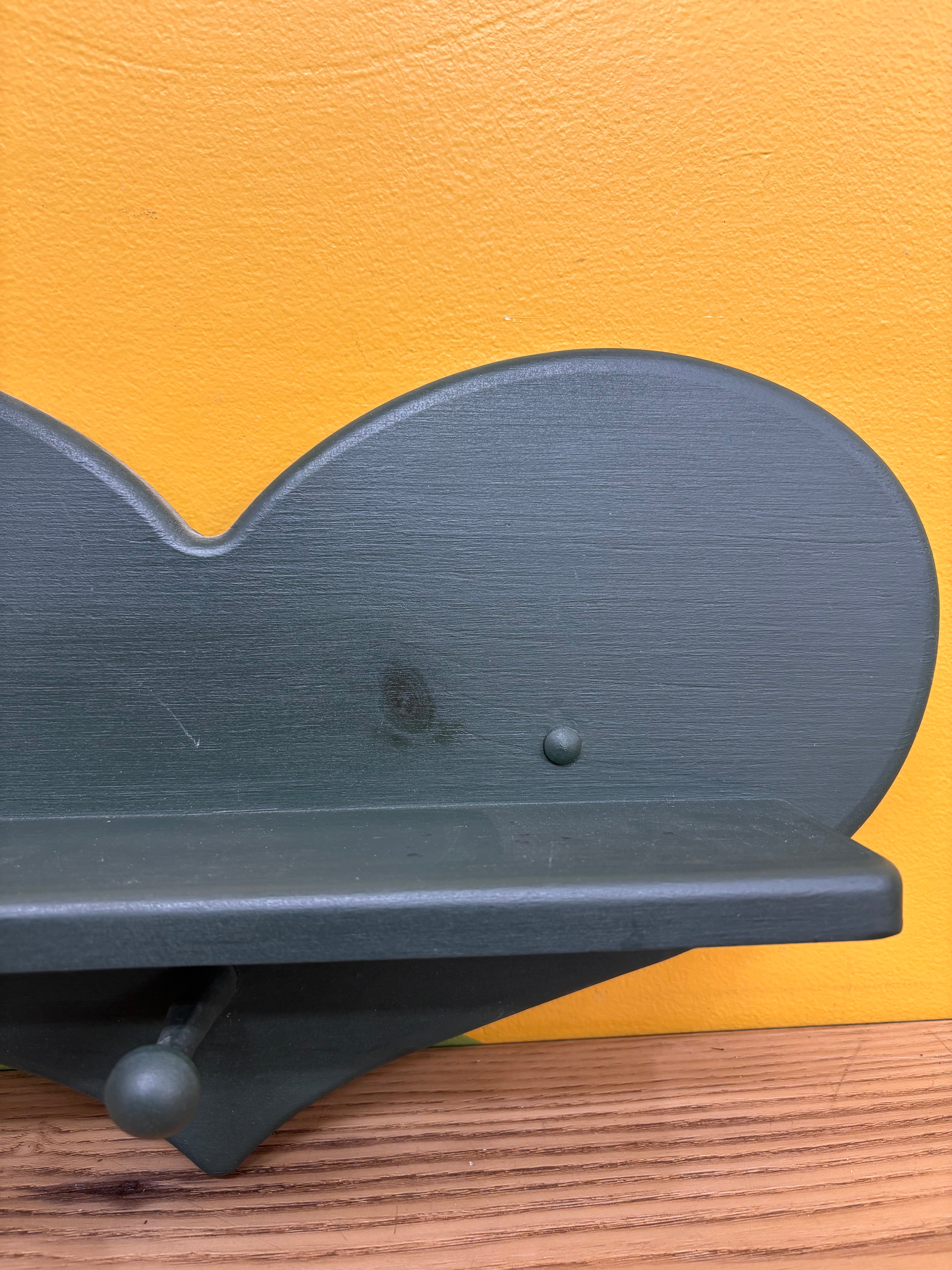 Wood Heart Shelf