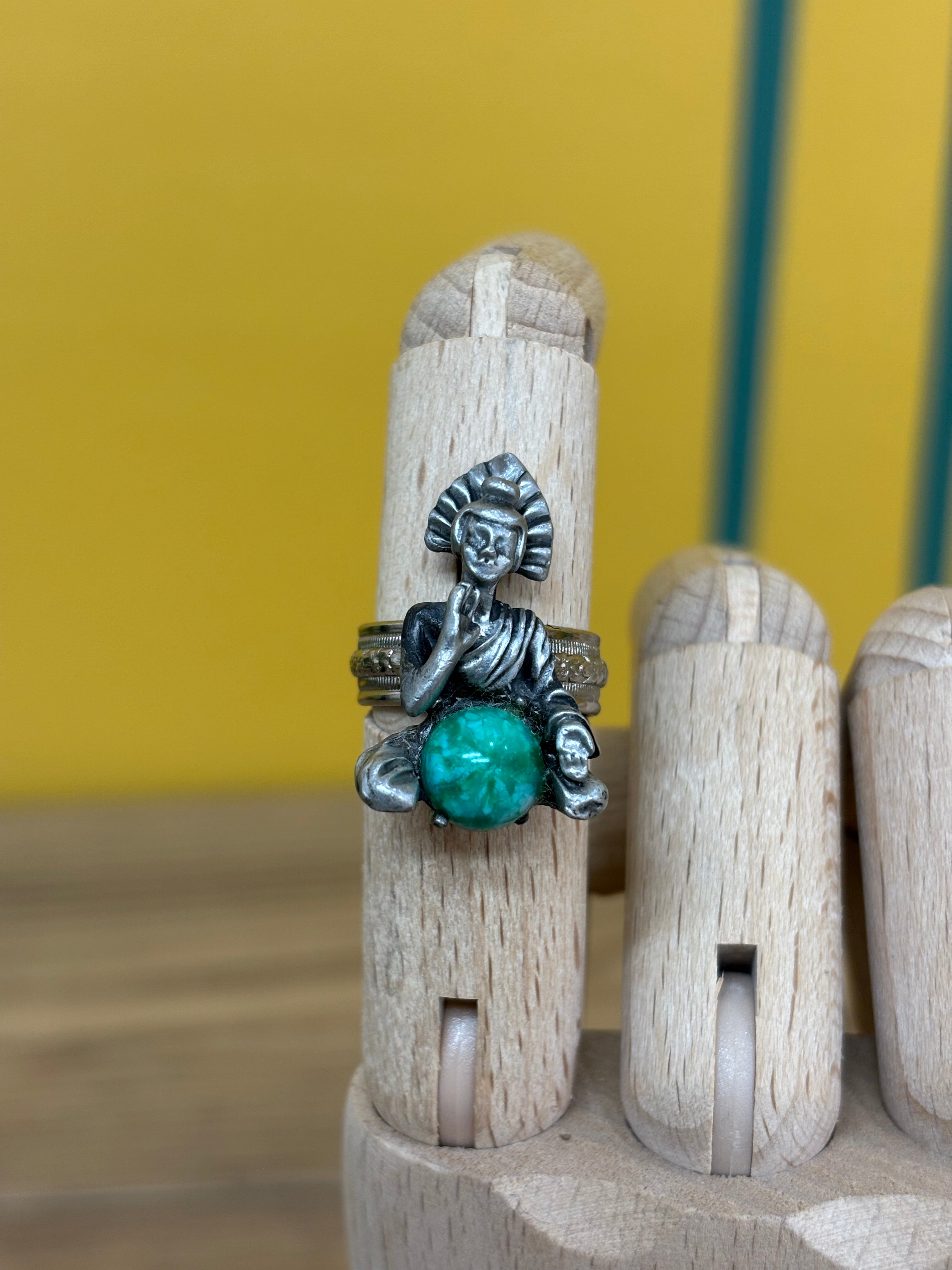 Buddha Adjustable Ring