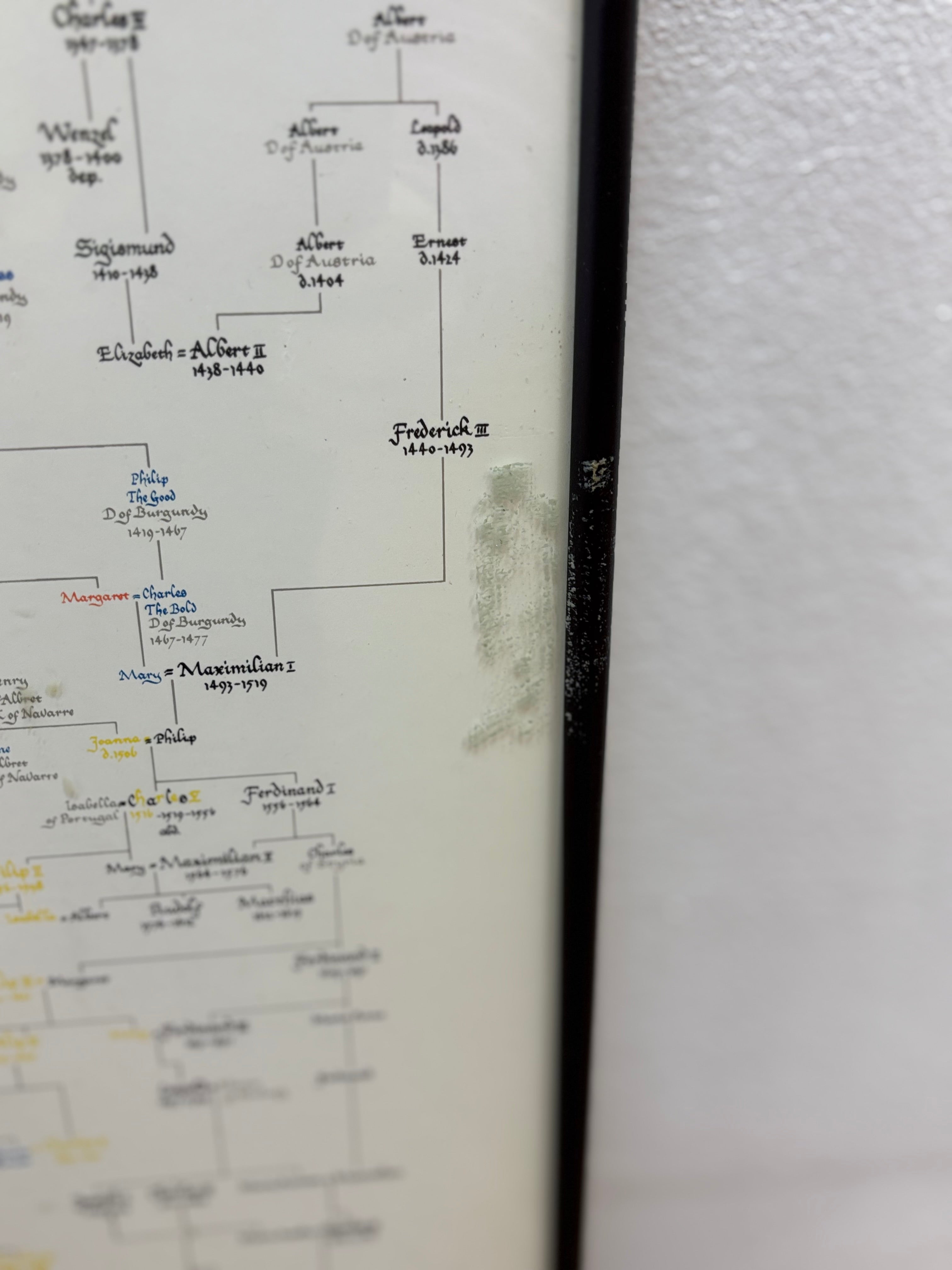 Monarchs of Europe Framed Print