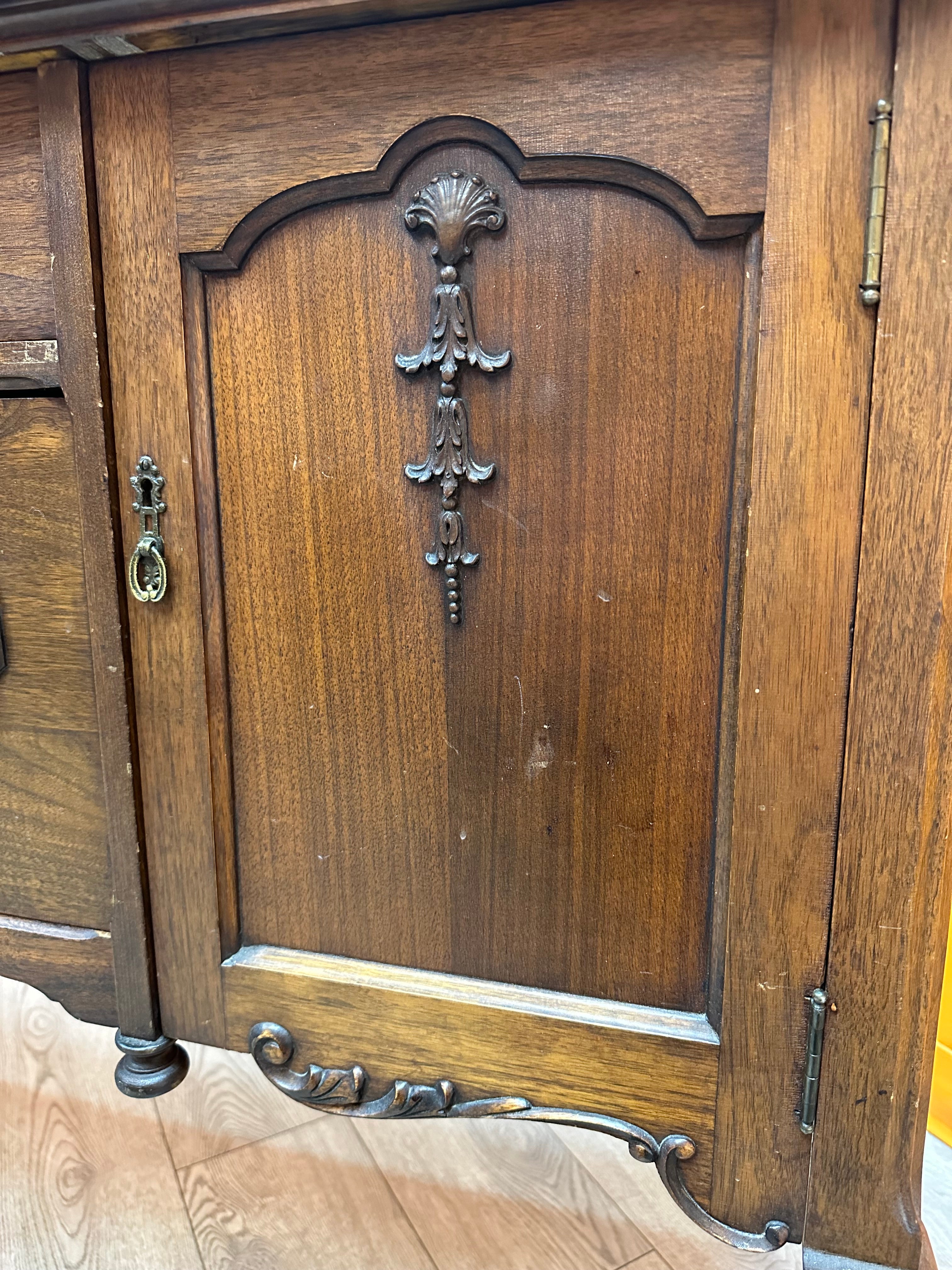 Dark Brown Wooden Dresser