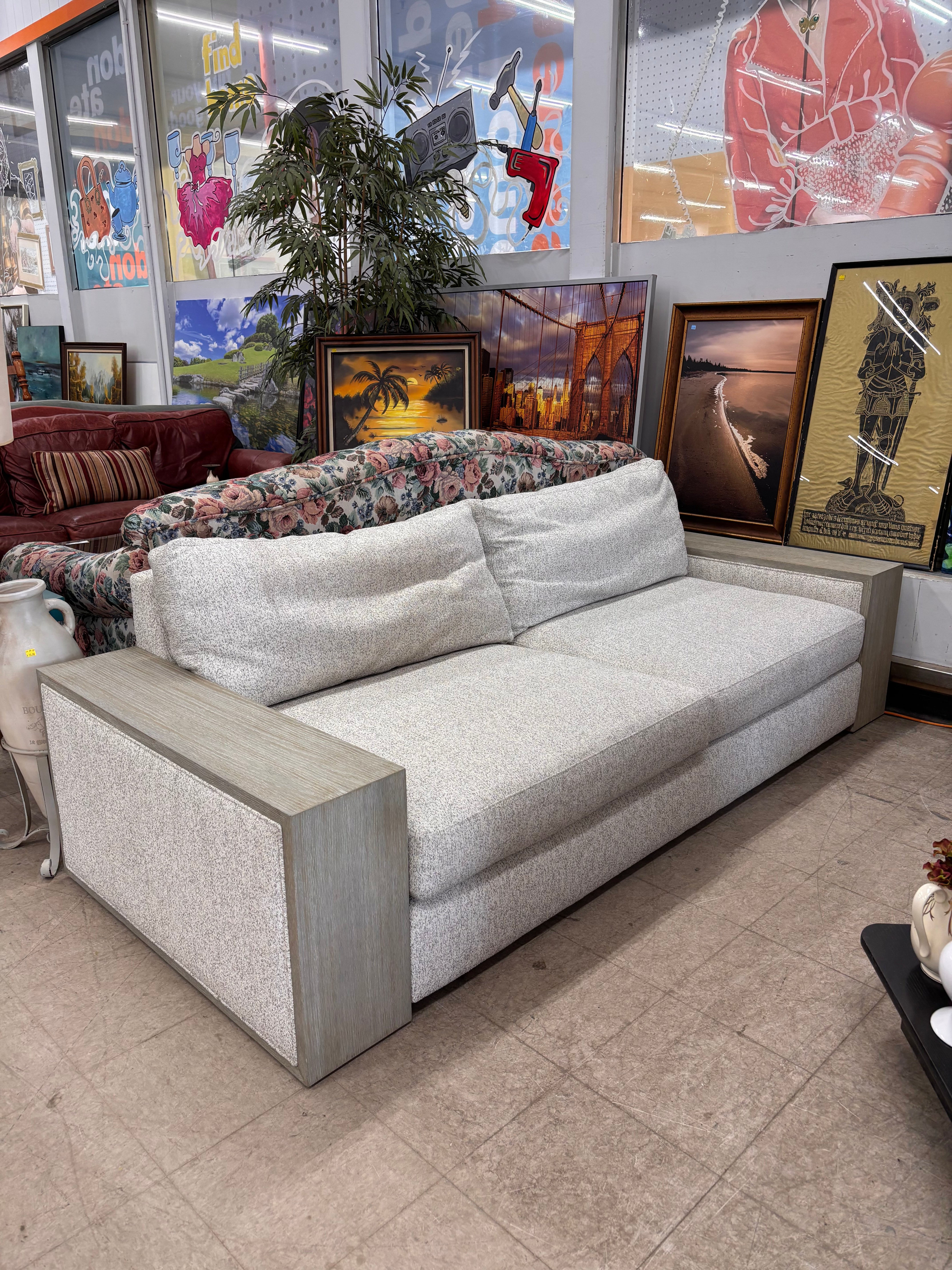 Grey Fabric Sofa #1