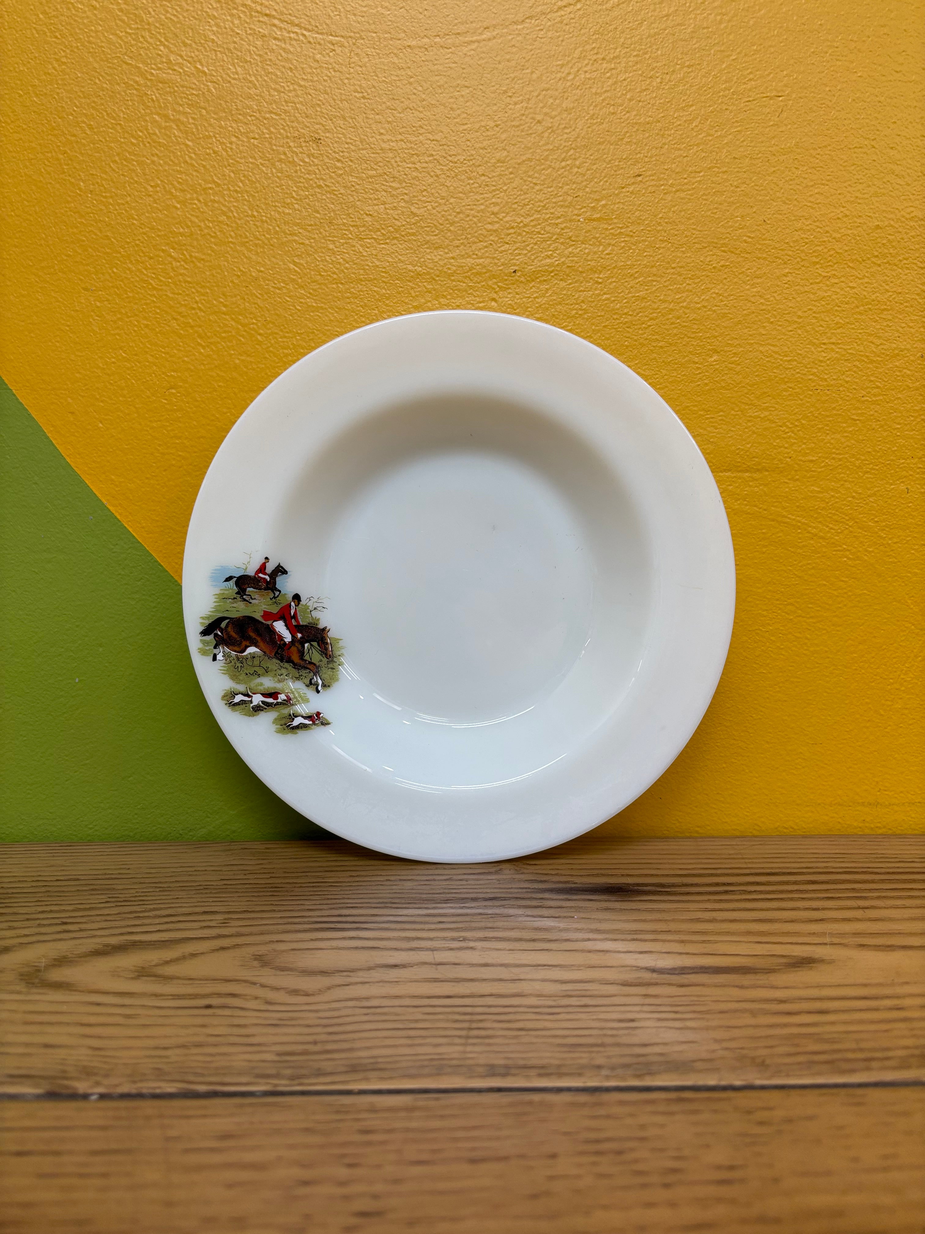 Set of 4 J&J Hunting Scene Bowls