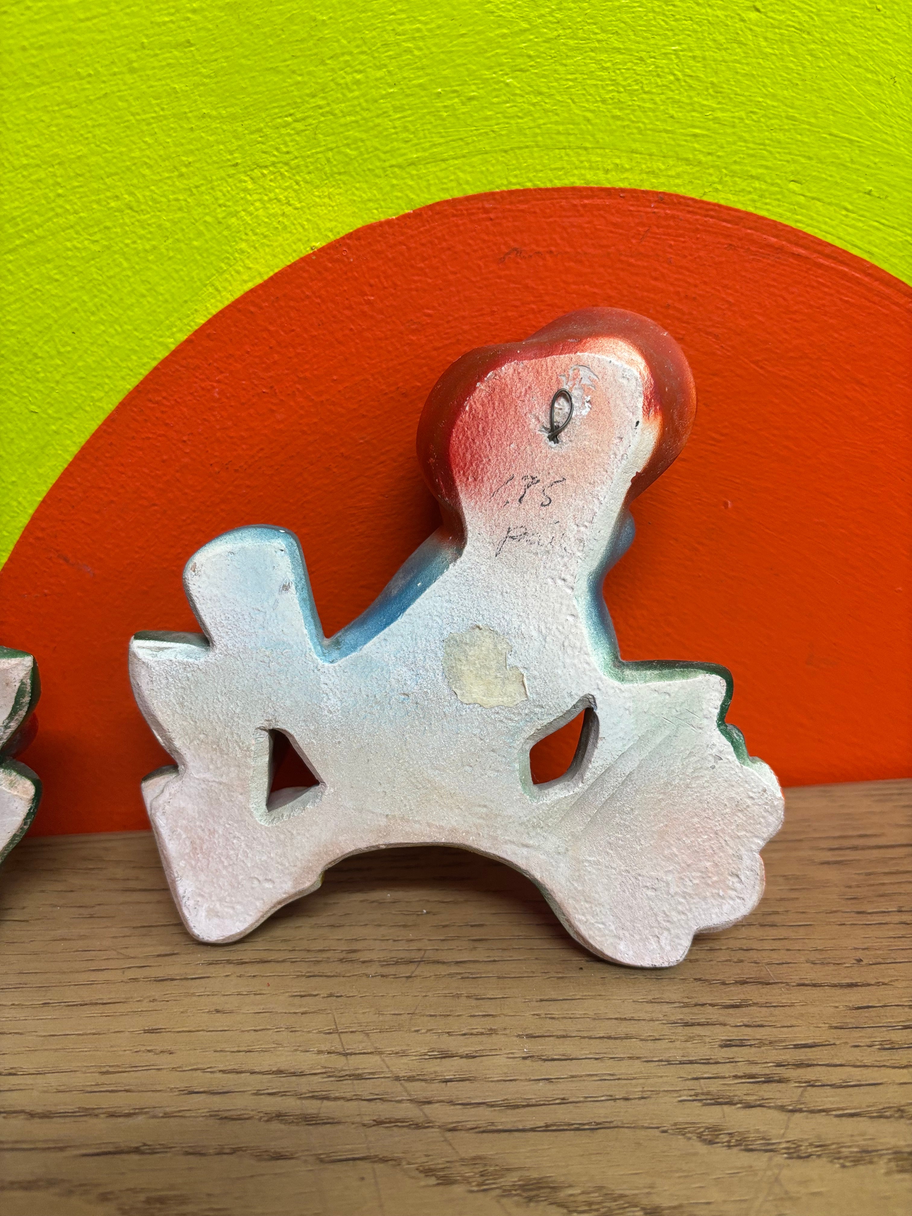 Set of Ceramic Wall Birds