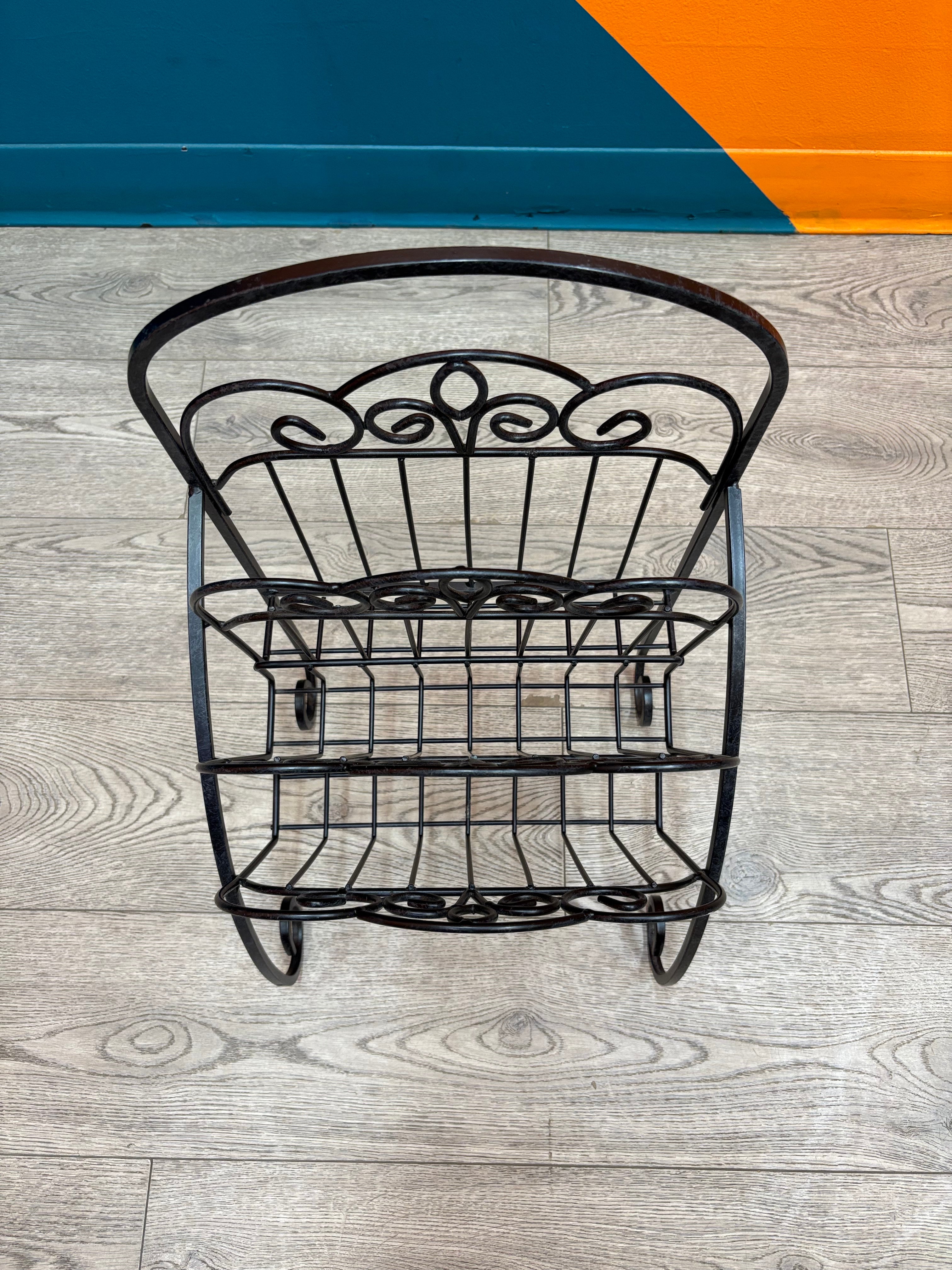 Metal Magazine Rack