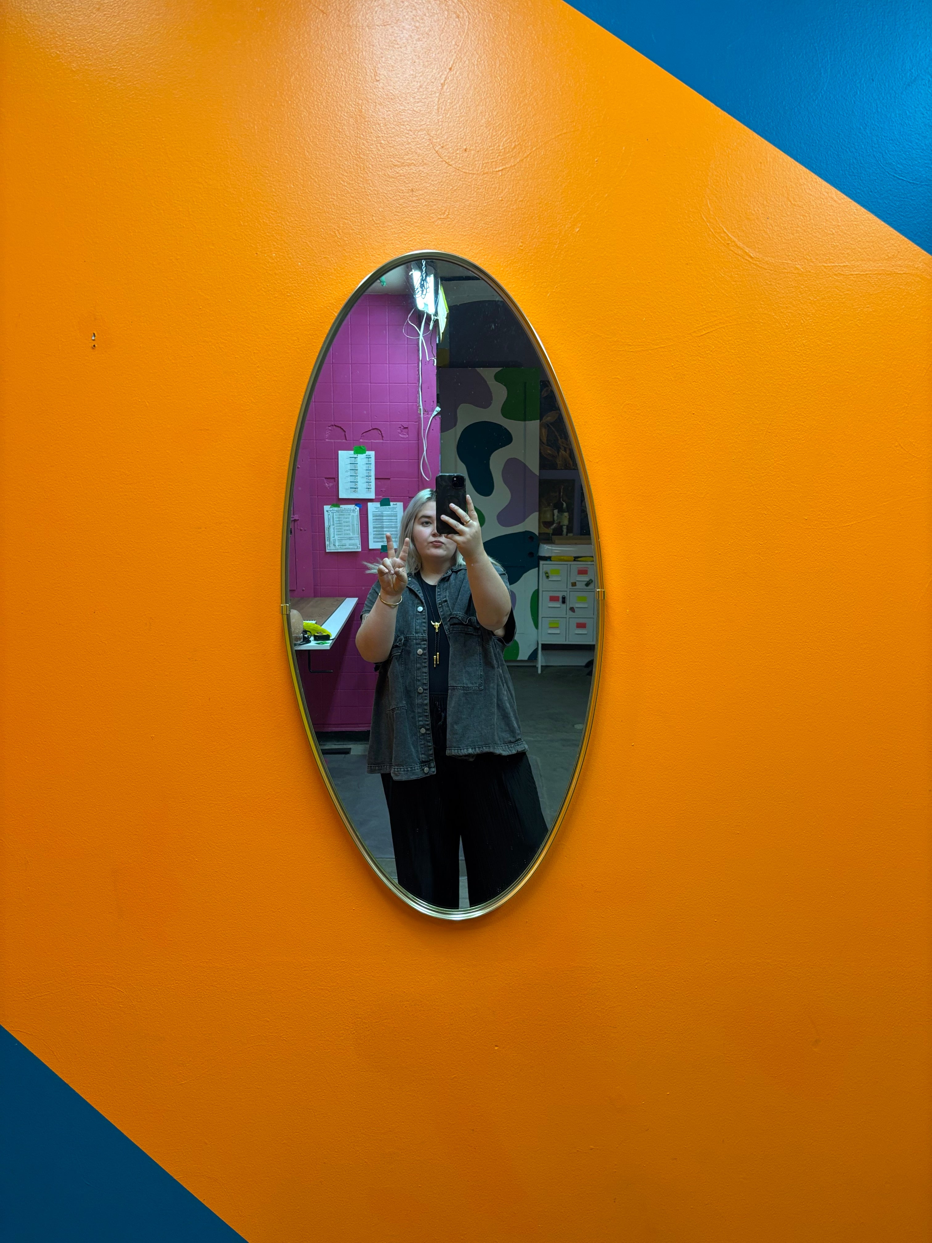 Oval Wall Mirror