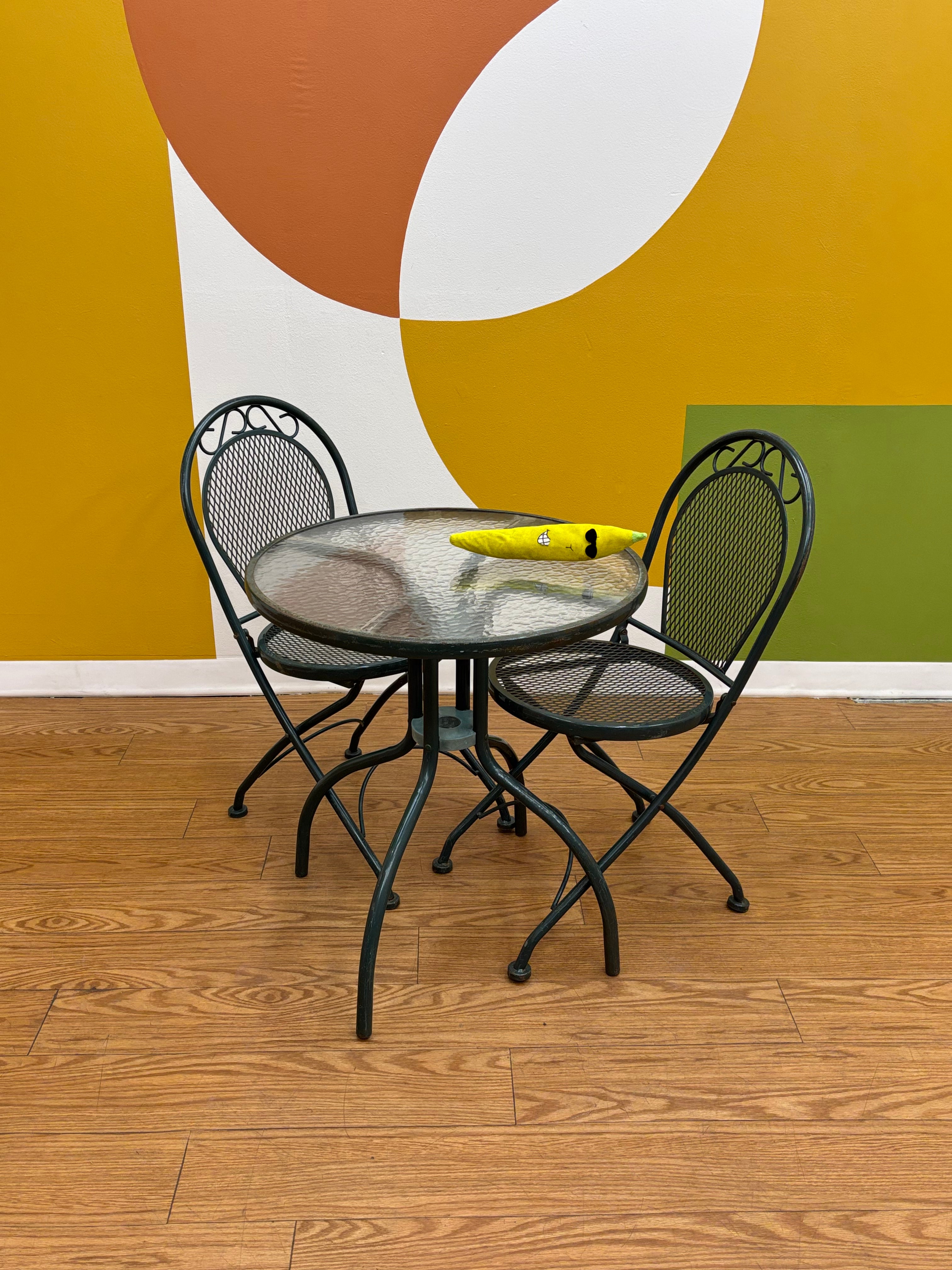 3 Piece Green Bistro Set