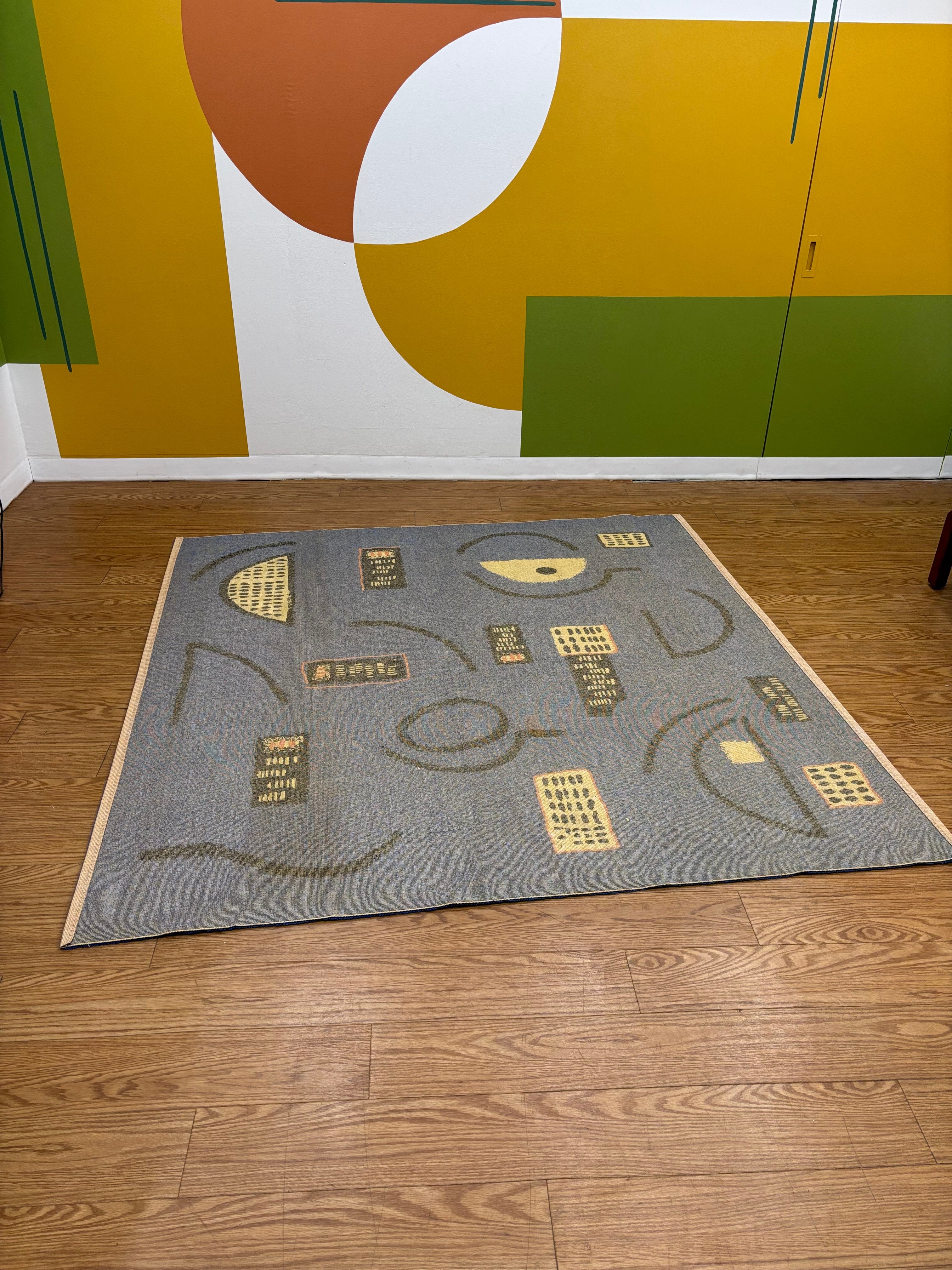 IKEA Lysbro Blue Rug