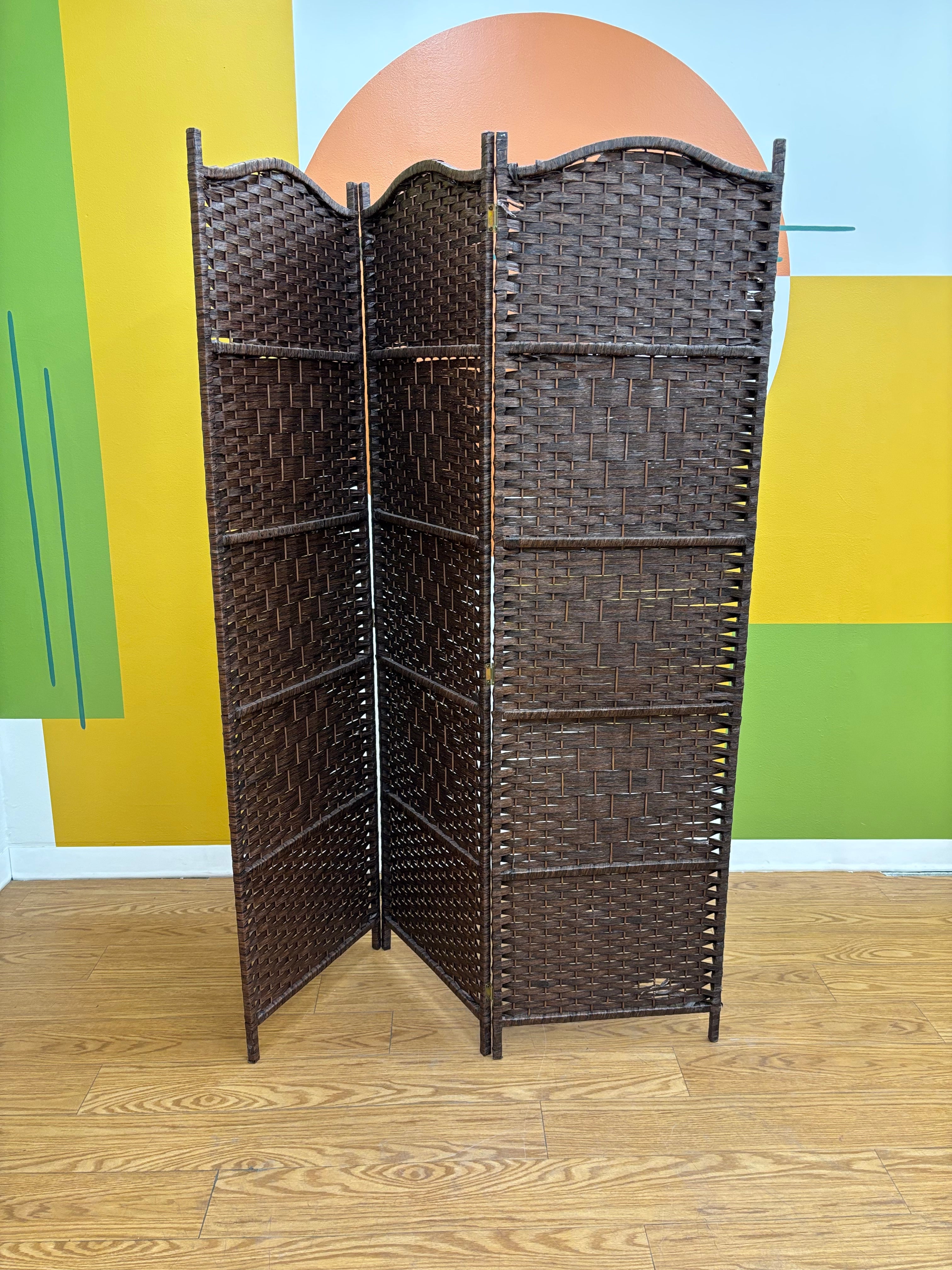 Wicker Room Divider