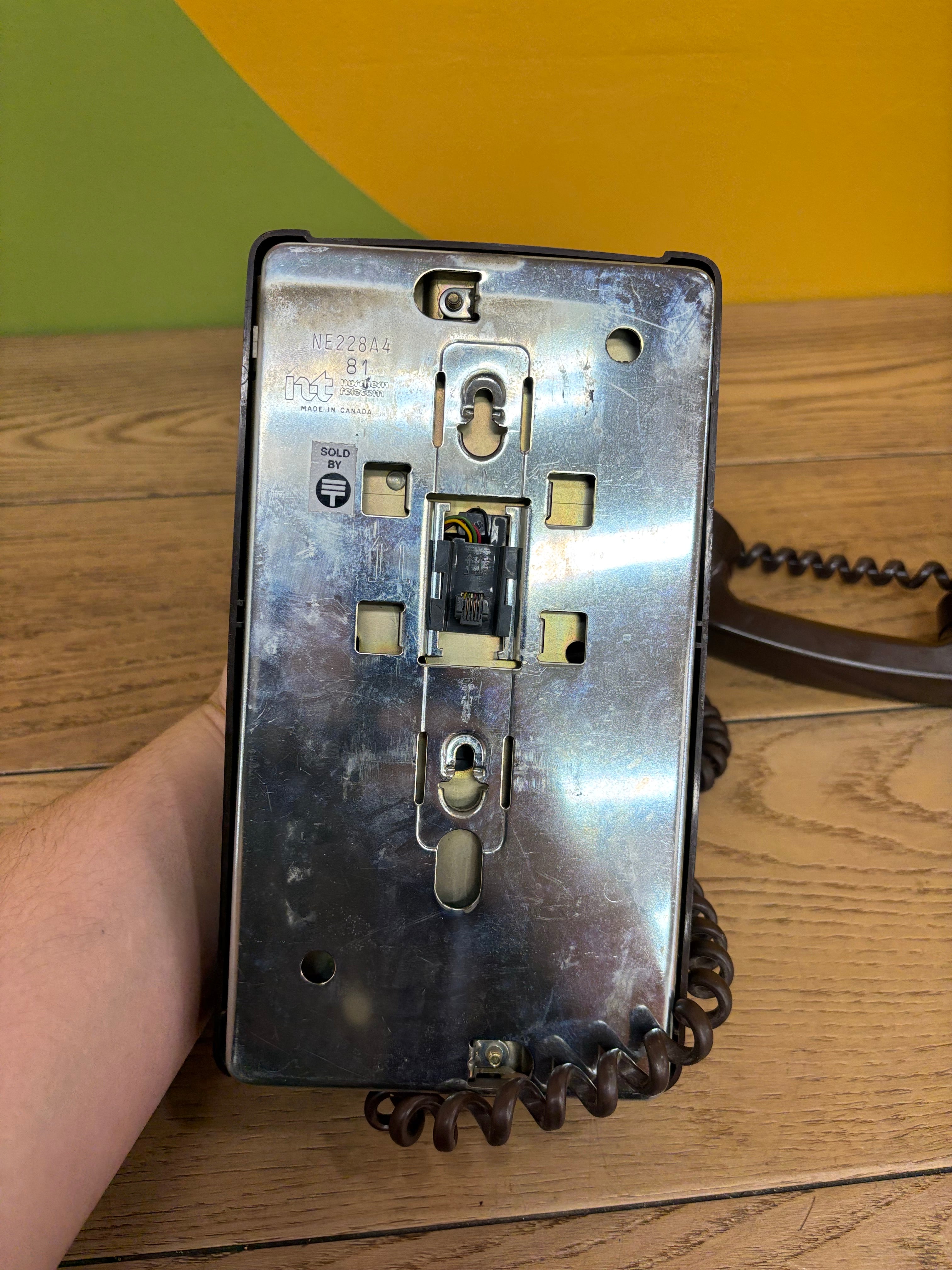 Brown Rotary Dial Phone